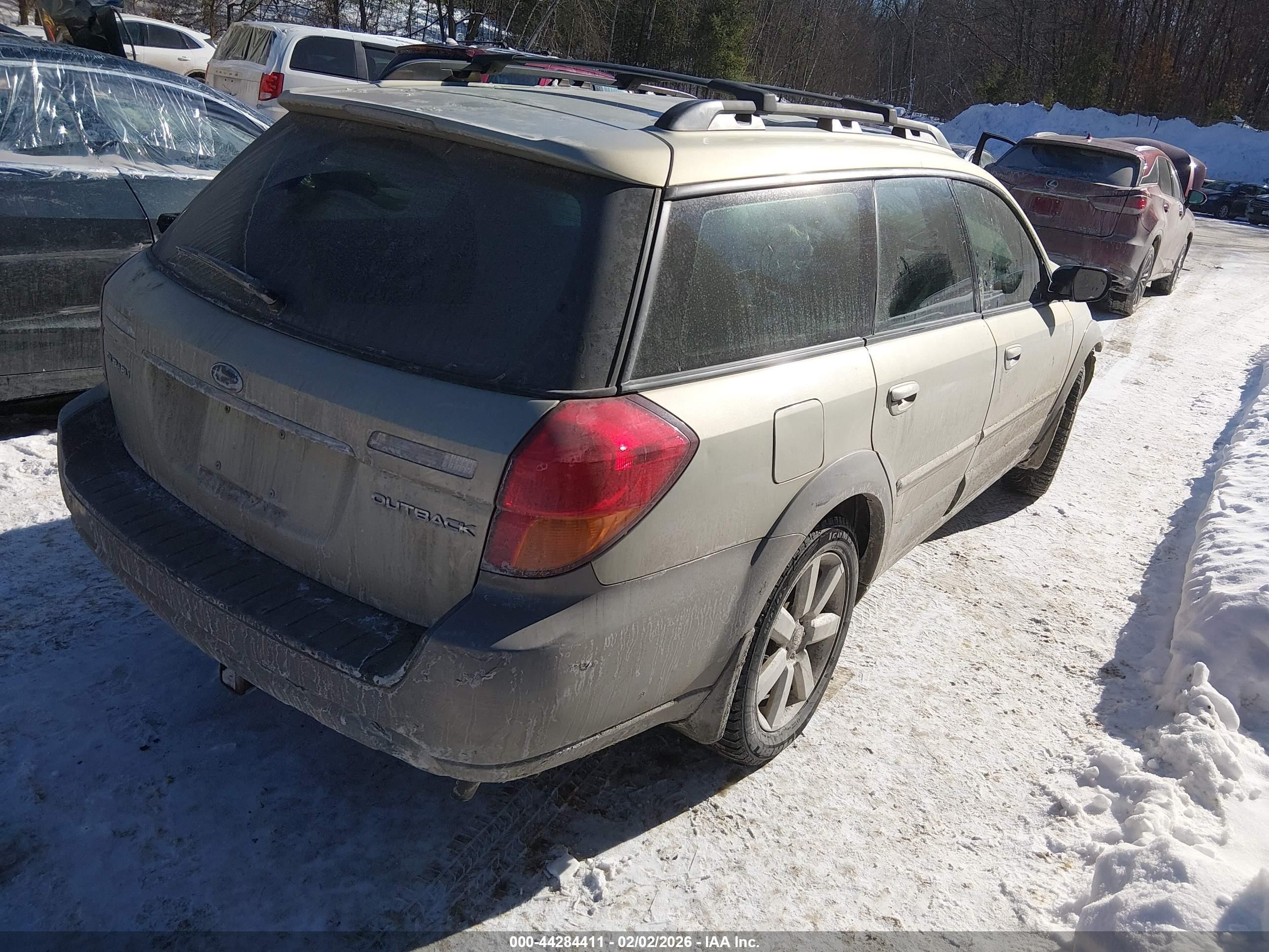 2005 Subaru Outback 2.5i Limited Champagne vin: 4S4BP62CX57379565