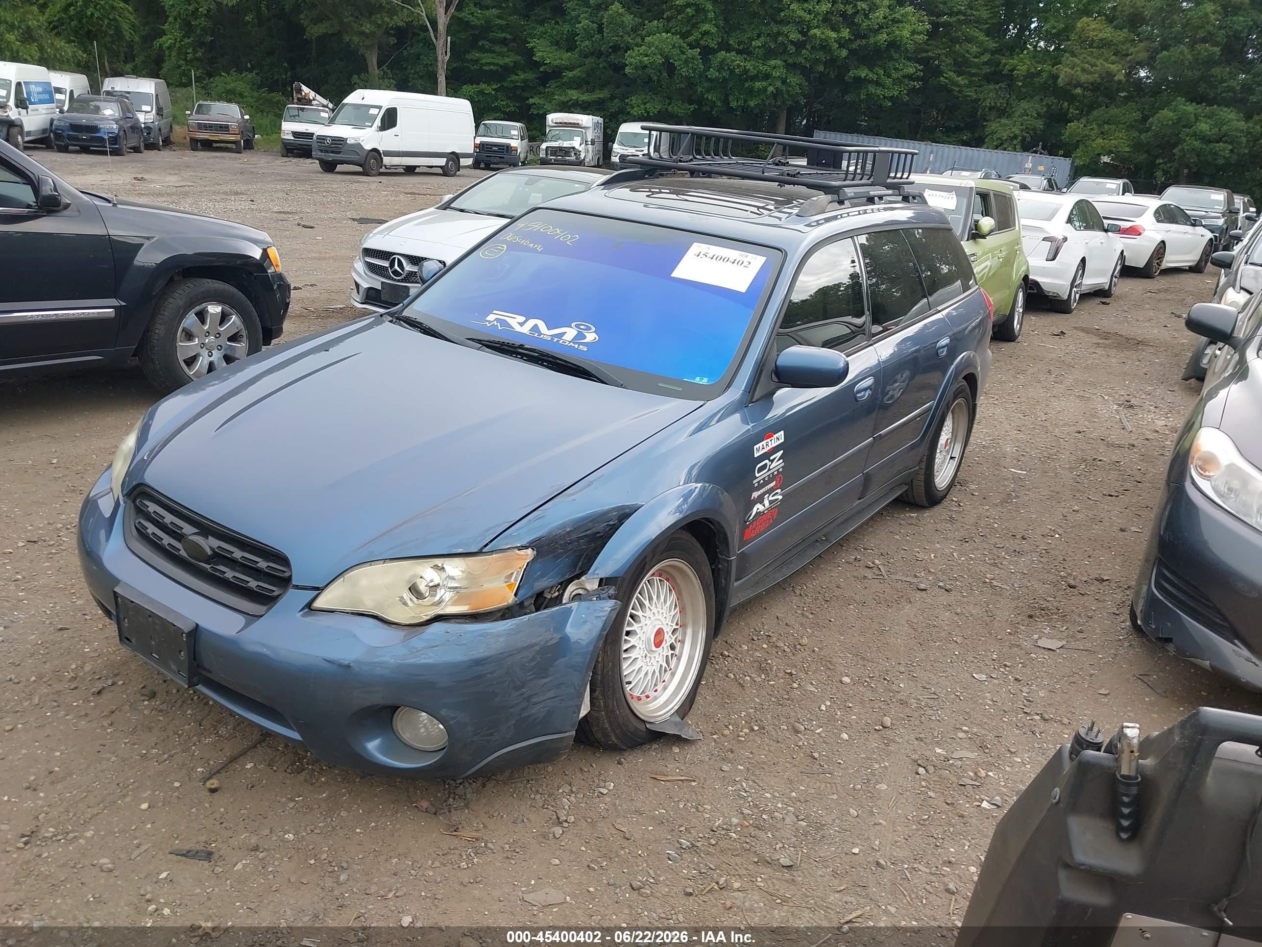 2006 Subaru Outback 2.5i Limited Синий vin: 4S4BP62CX67303510