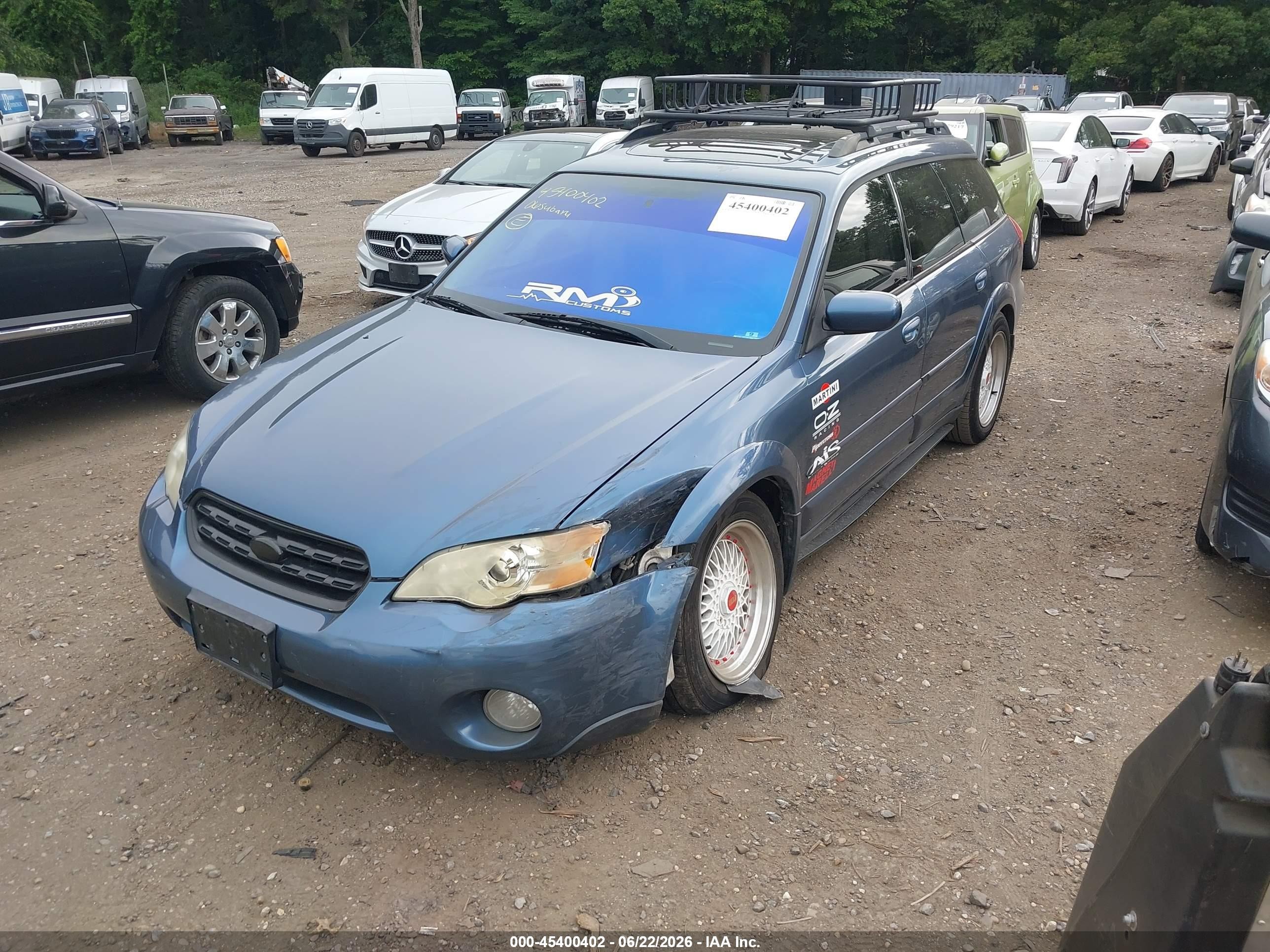 2006 Subaru Outback 2.5i Limited Синий vin: 4S4BP62CX67303510