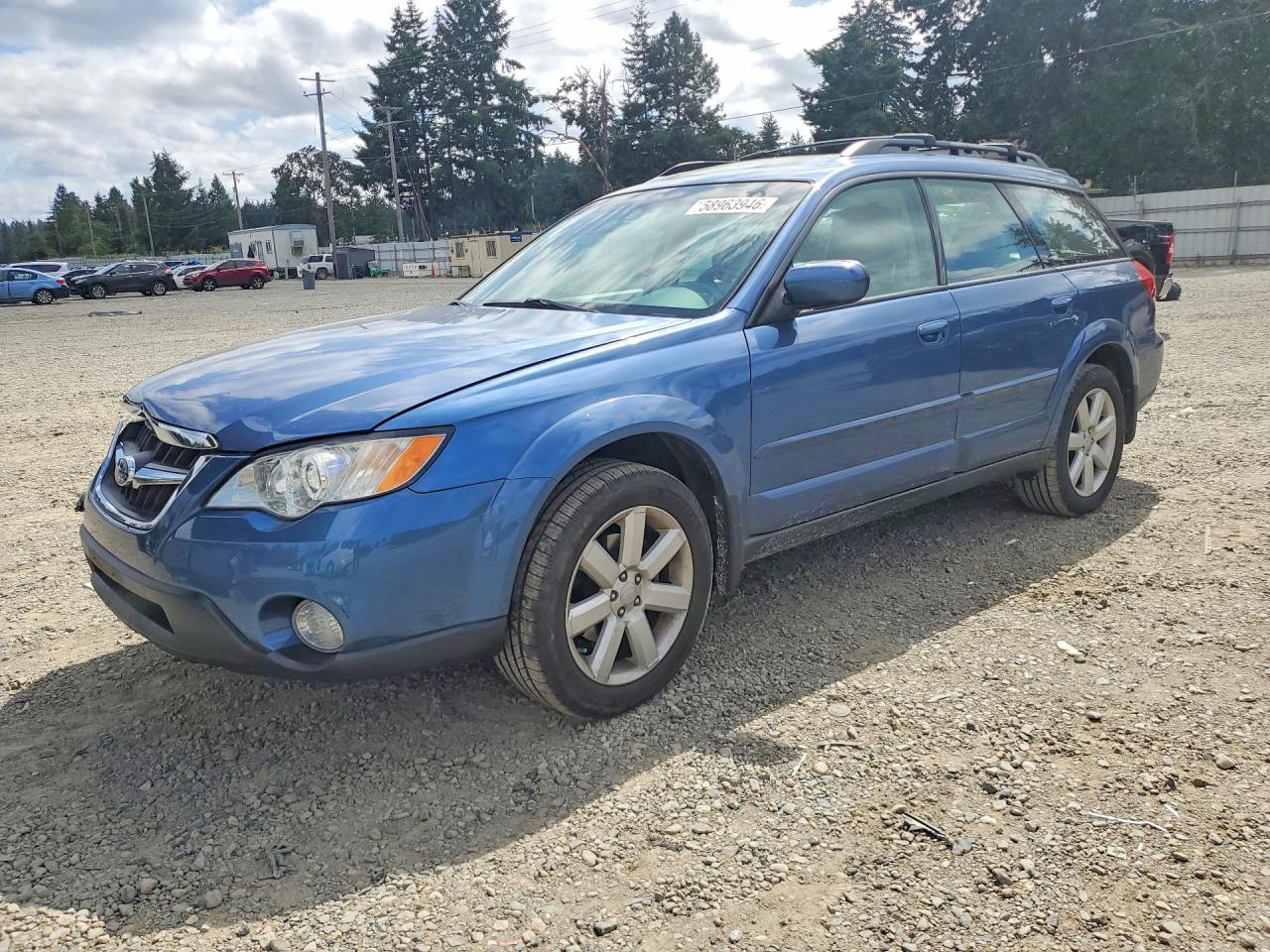 2008 Subaru Outback 2.5i Limited Синий vin: 4S4BP62CX87309181