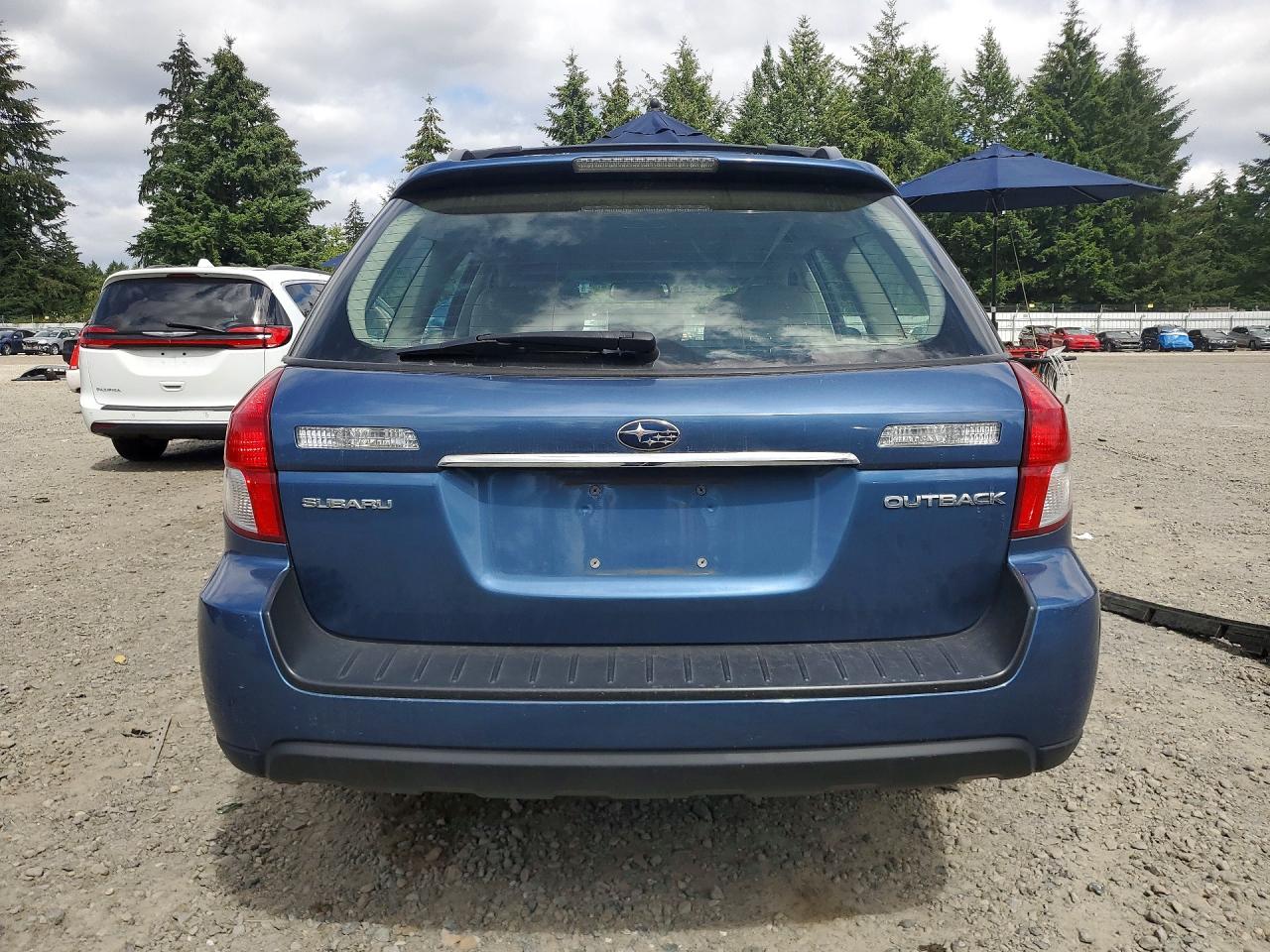 2008 Subaru Outback 2.5i Limited Синий vin: 4S4BP62CX87309181