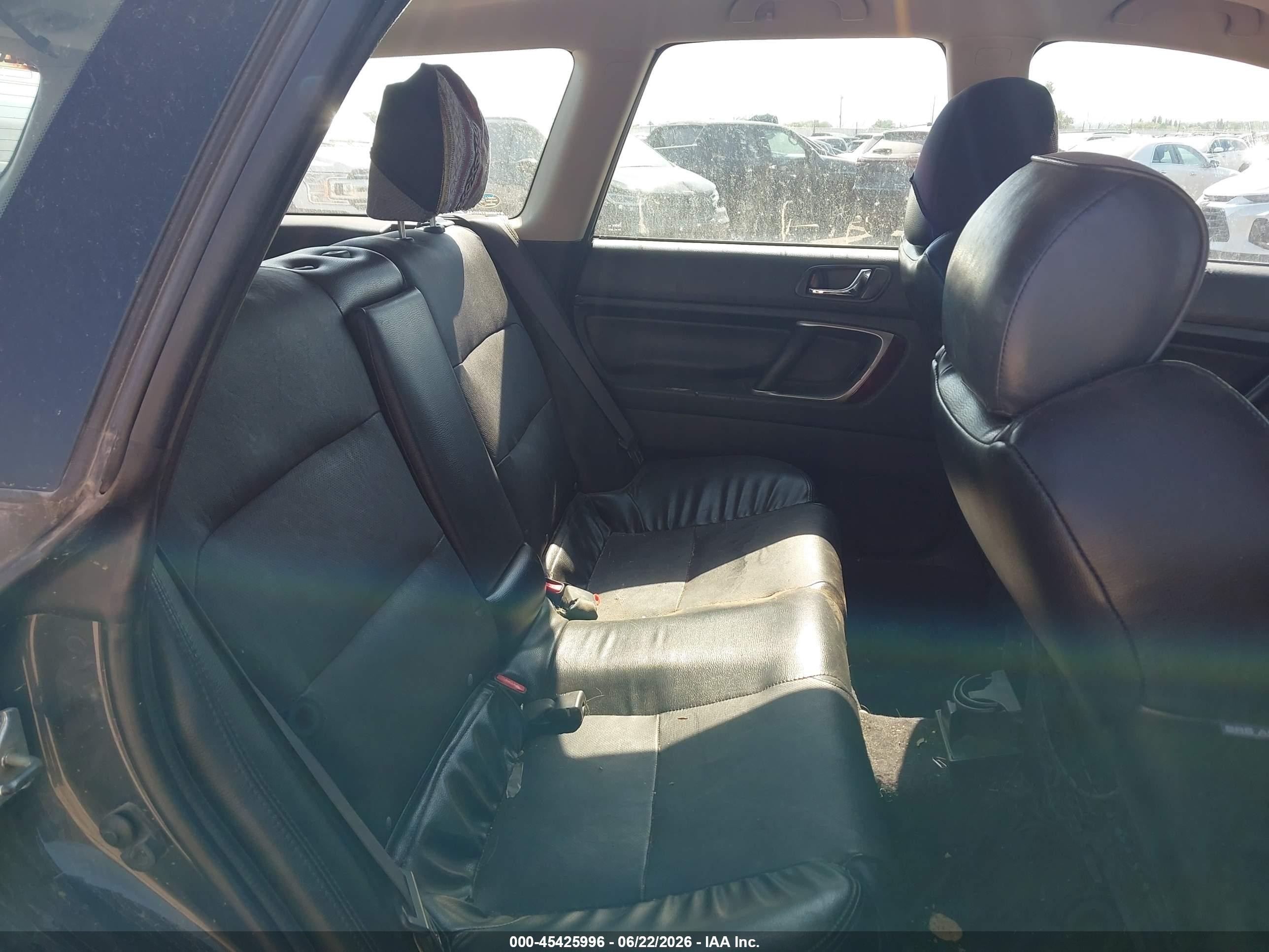 2008 Subaru Outback 2.5xt Limited/xt Ltd W/nav Black vin: 4S4BP63C184316794