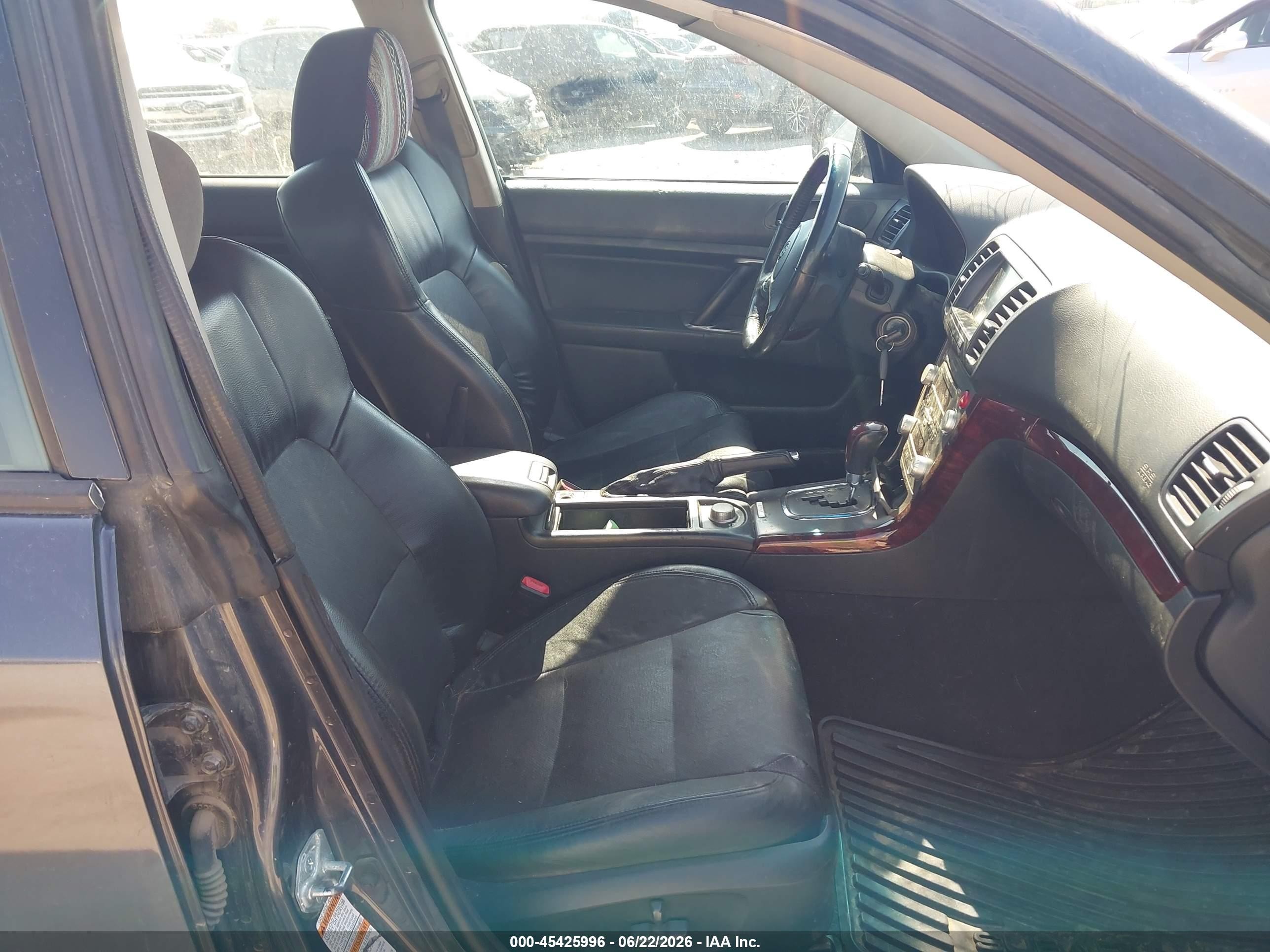 2008 Subaru Outback 2.5xt Limited/xt Ltd W/nav Black vin: 4S4BP63C184316794