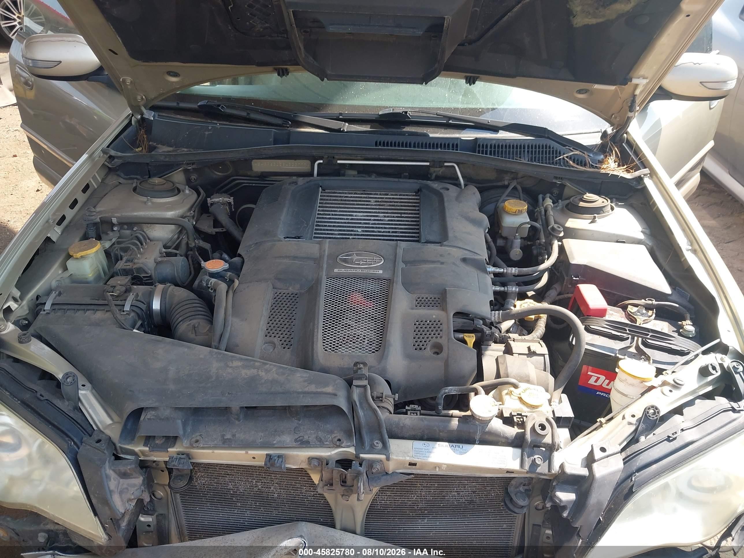 2008 Subaru Outback 2.5xt Limited Желто-коричневый vin: 4S4BP63C384323777