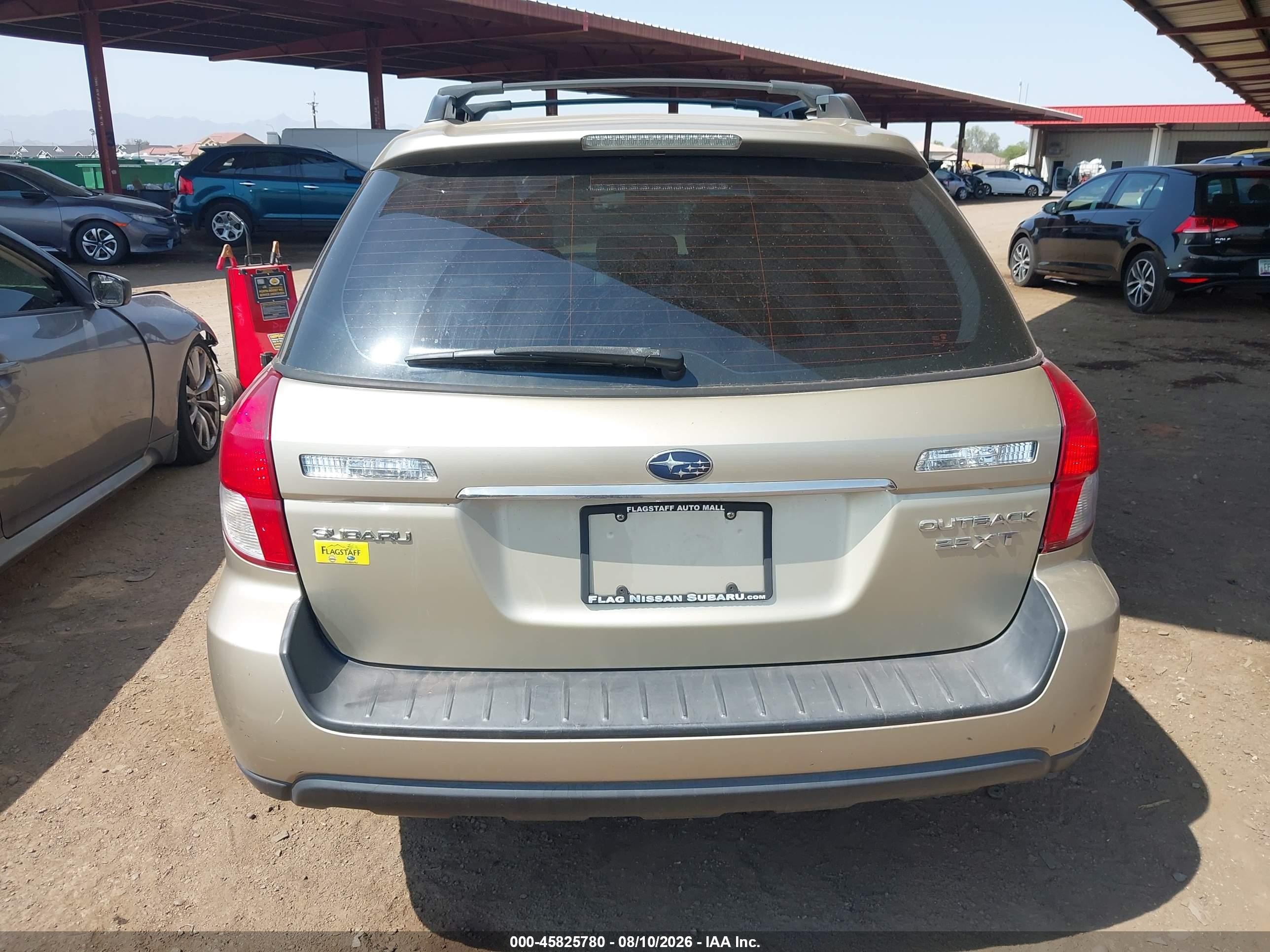 2008 Subaru Outback 2.5xt Limited Желто-коричневый vin: 4S4BP63C384323777