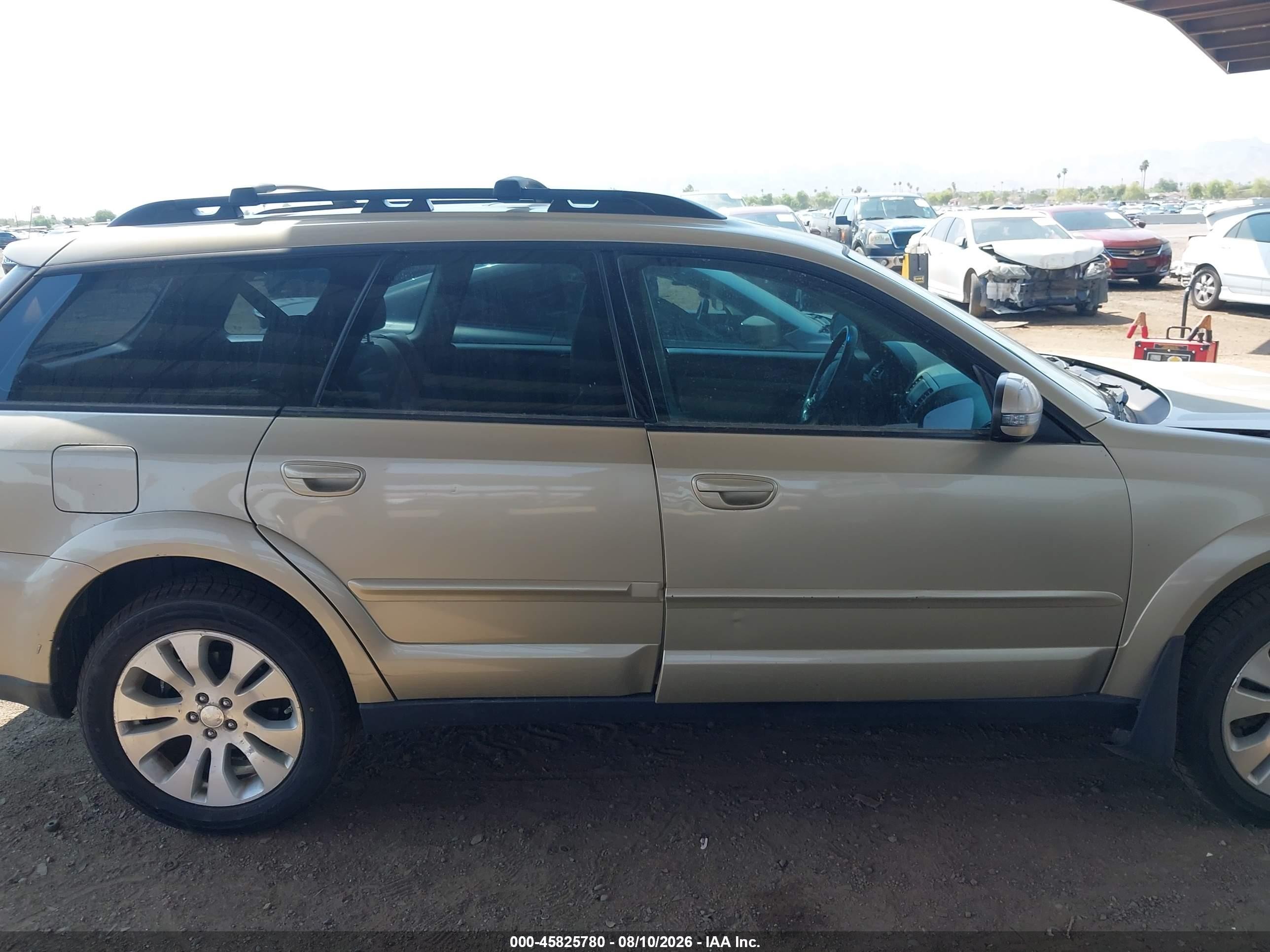 2008 Subaru Outback 2.5xt Limited Желто-коричневый vin: 4S4BP63C384323777