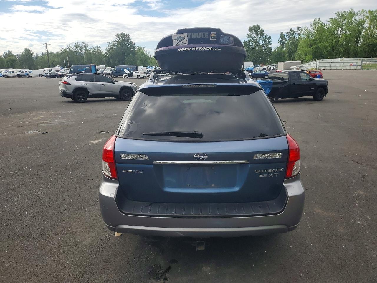 2009 Subaru Outback 2.5xt Limited Blue vin: 4S4BP63C594321837