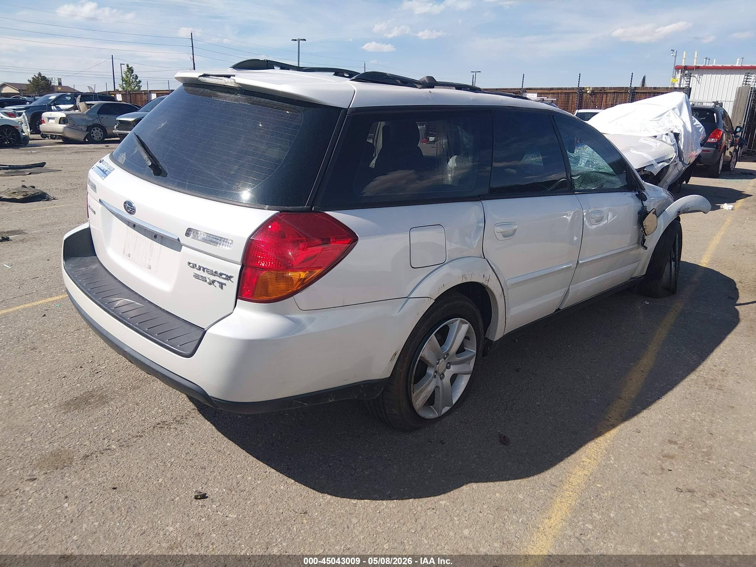 2007 Subaru Outback 2.5xt Limited Белый vin: 4S4BP63C676304613
