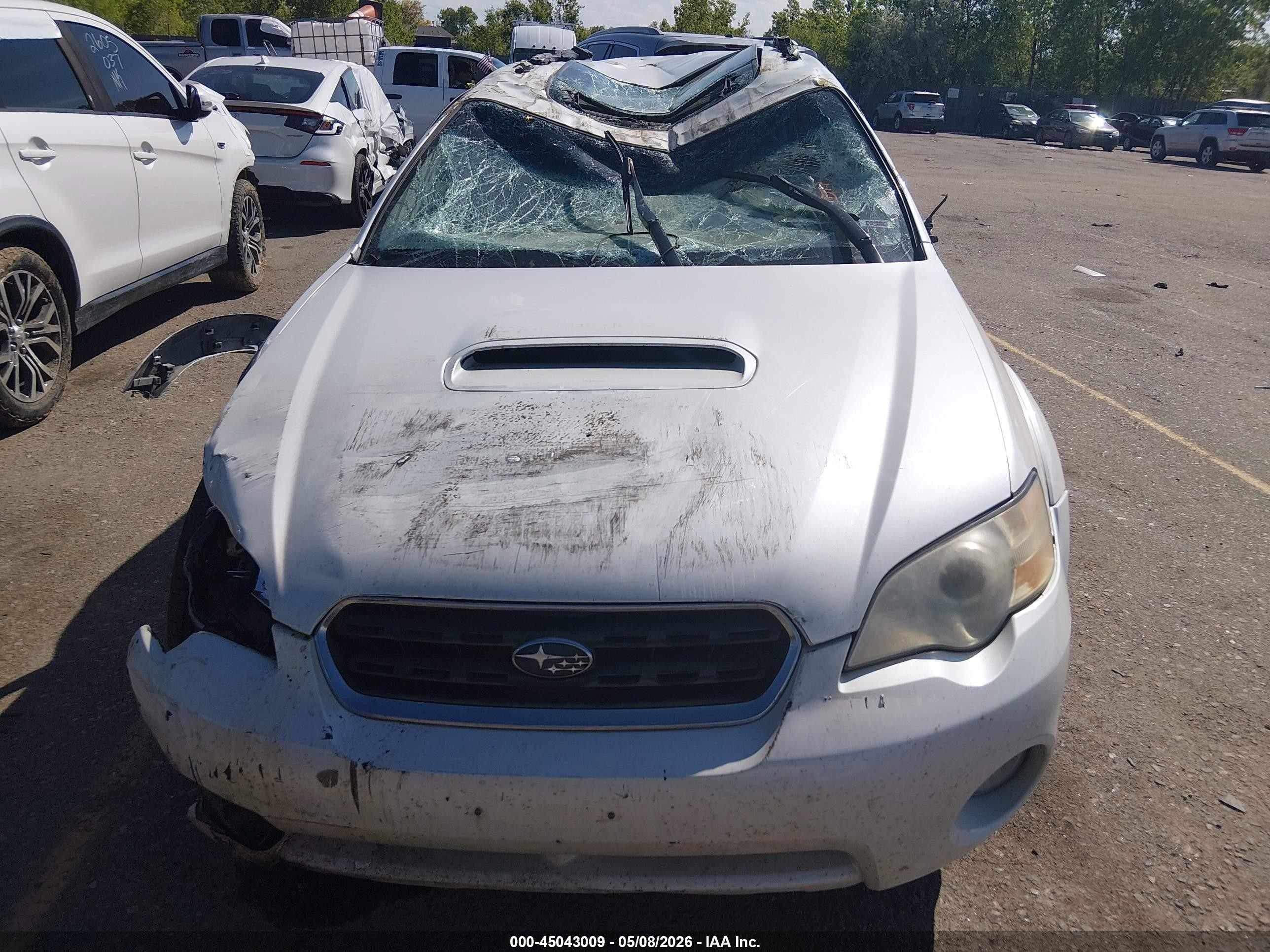 2007 Subaru Outback 2.5xt Limited Белый vin: 4S4BP63C676304613