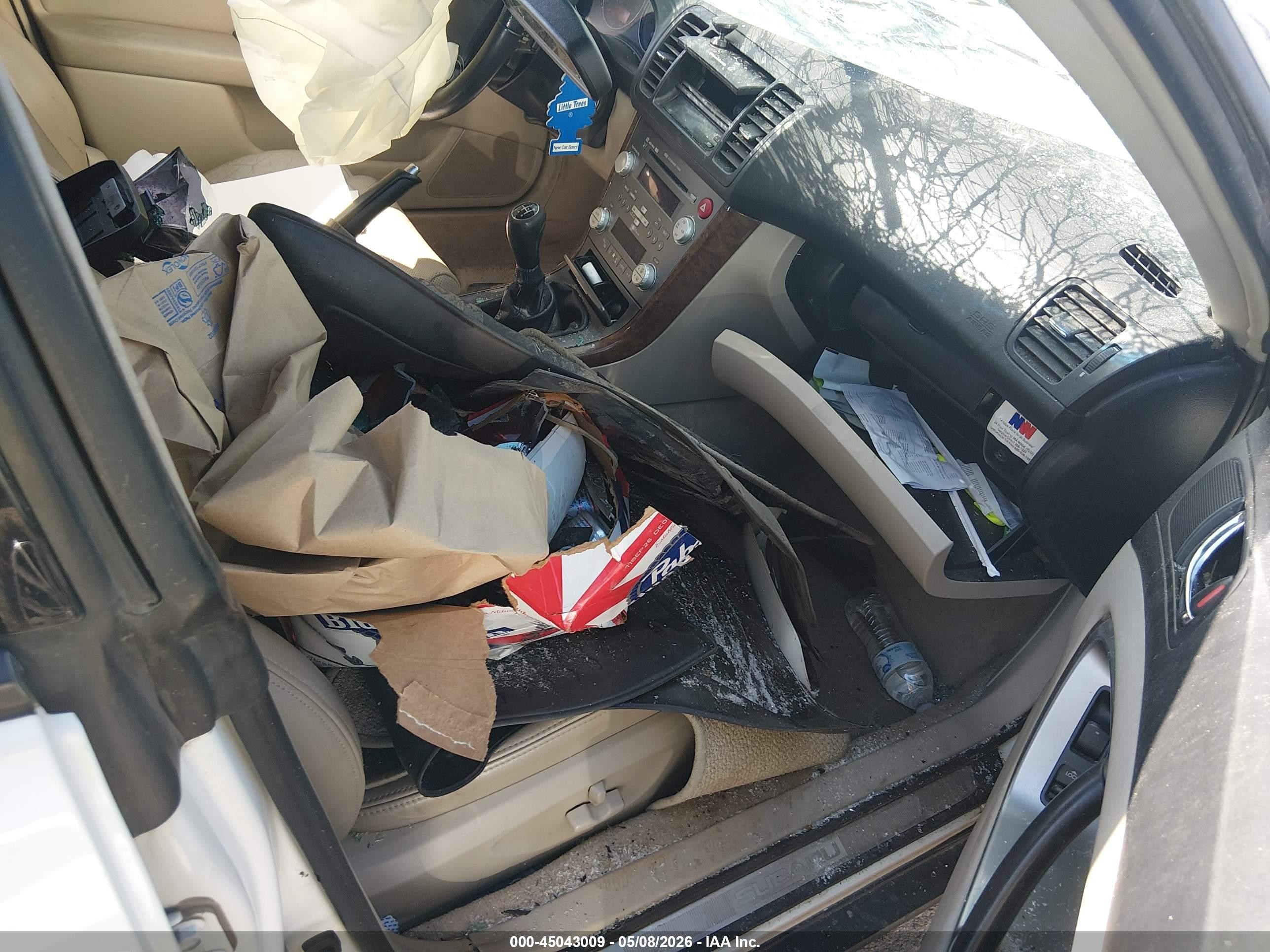 2007 Subaru Outback 2.5xt Limited Белый vin: 4S4BP63C676304613
