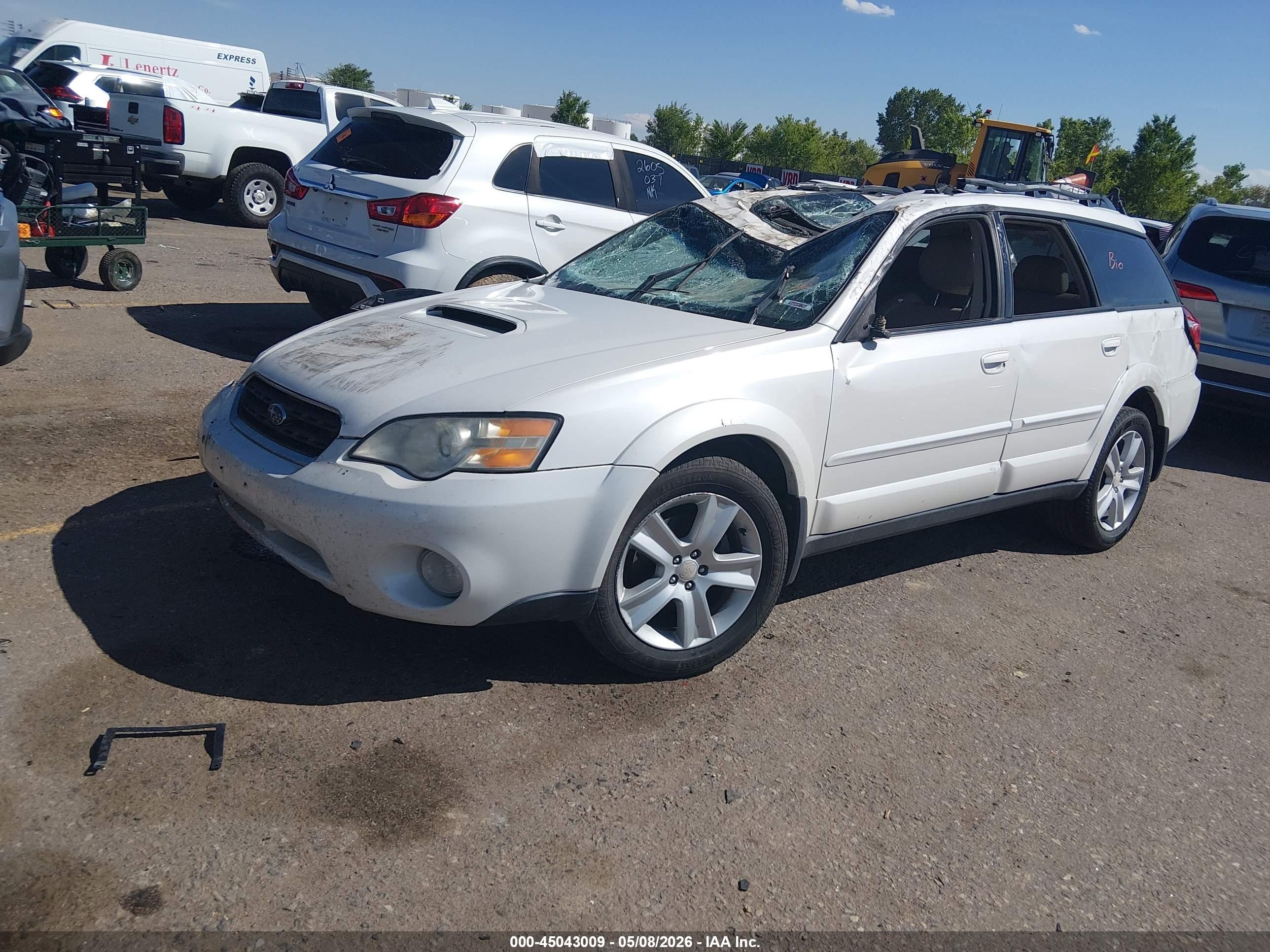 2007 Subaru Outback 2.5xt Limited Белый vin: 4S4BP63C676304613