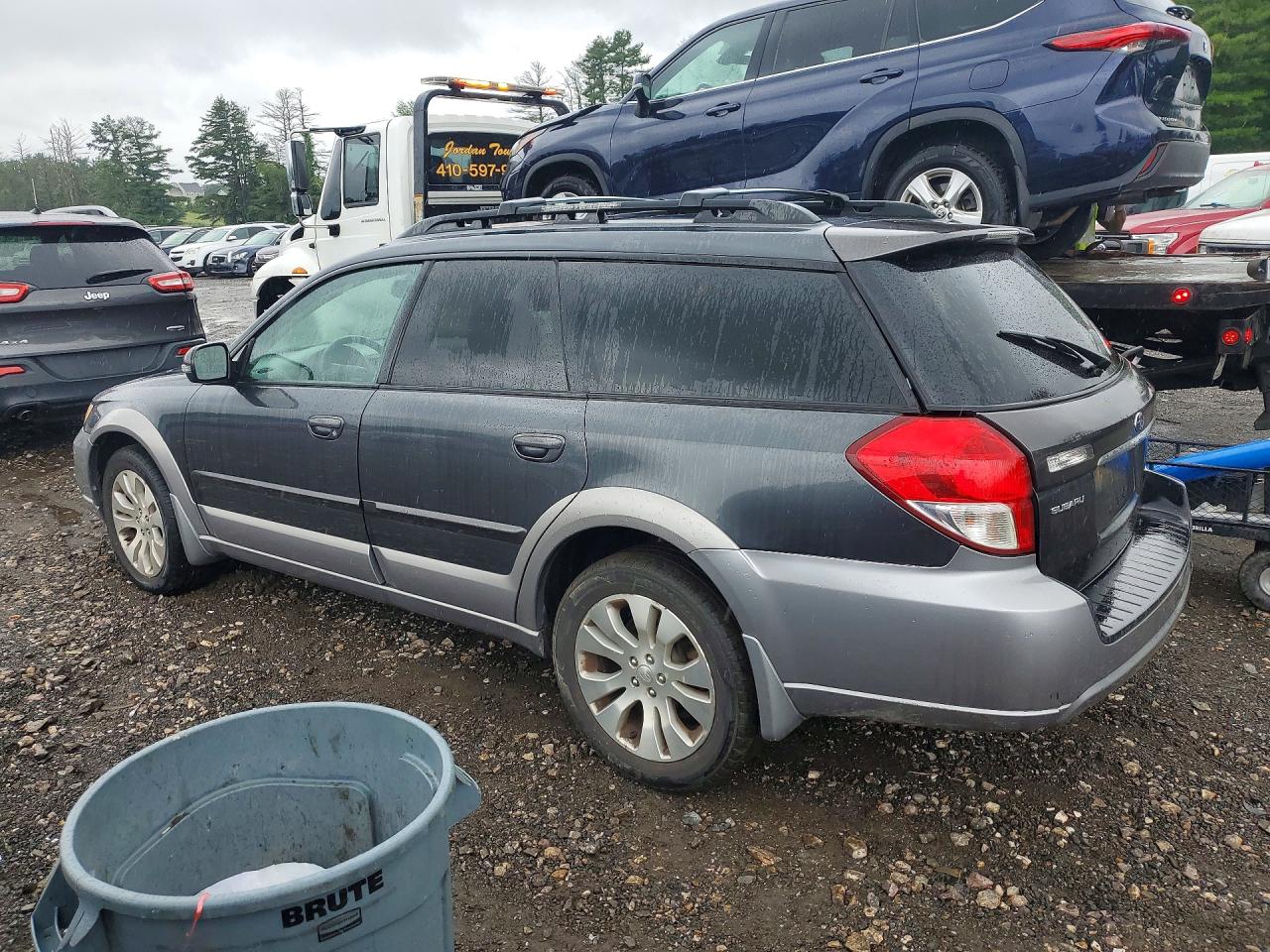2009 Subaru Outback 2.5xt Limited Серый vin: 4S4BP63C694323631