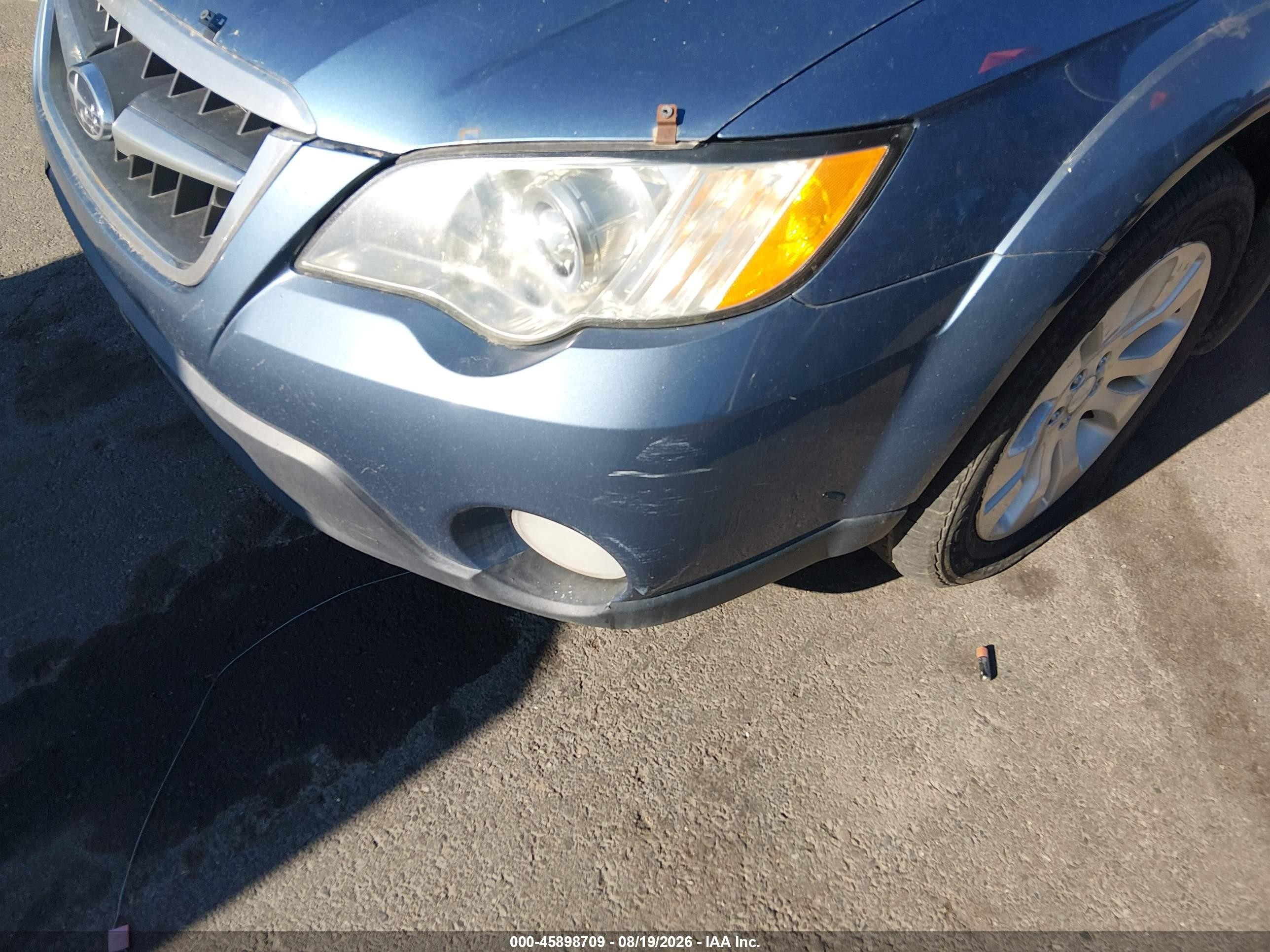 2008 Subaru Outback 2.5xt Limited Blue vin: 4S4BP63C784300583