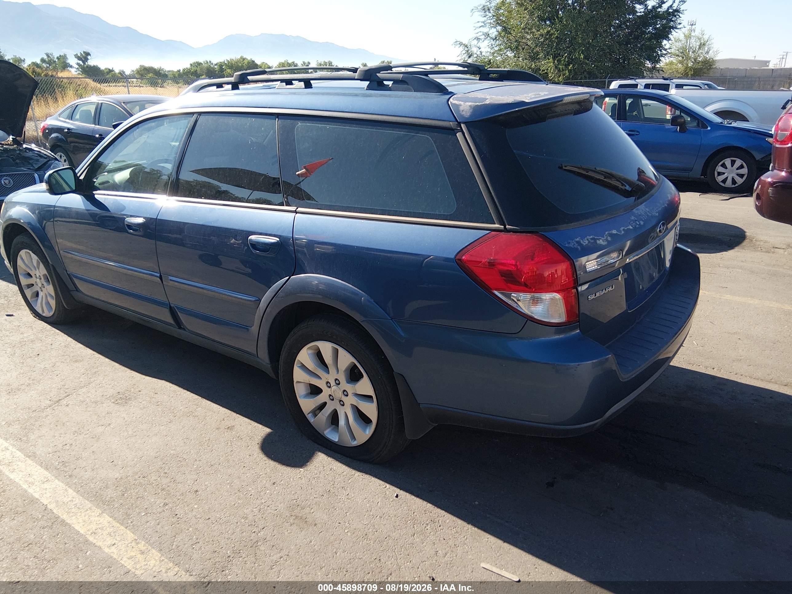 2008 Subaru Outback 2.5xt Limited Blue vin: 4S4BP63C784300583