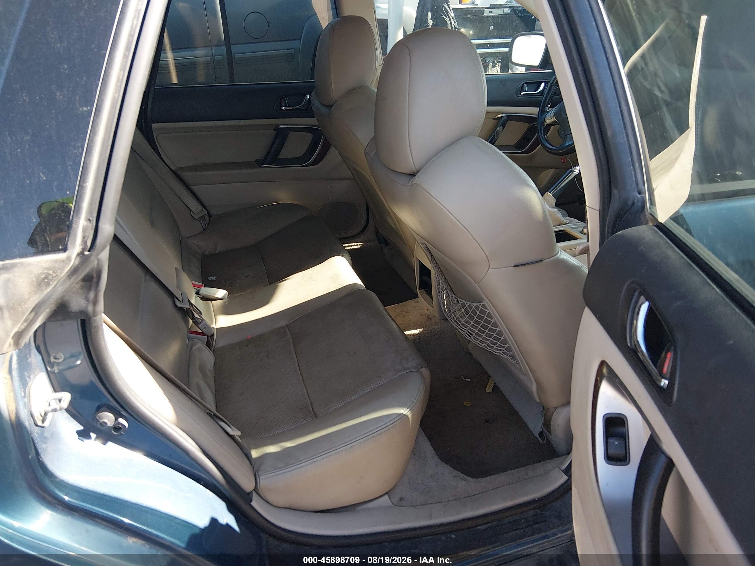 2008 Subaru Outback 2.5xt Limited Blue vin: 4S4BP63C784300583