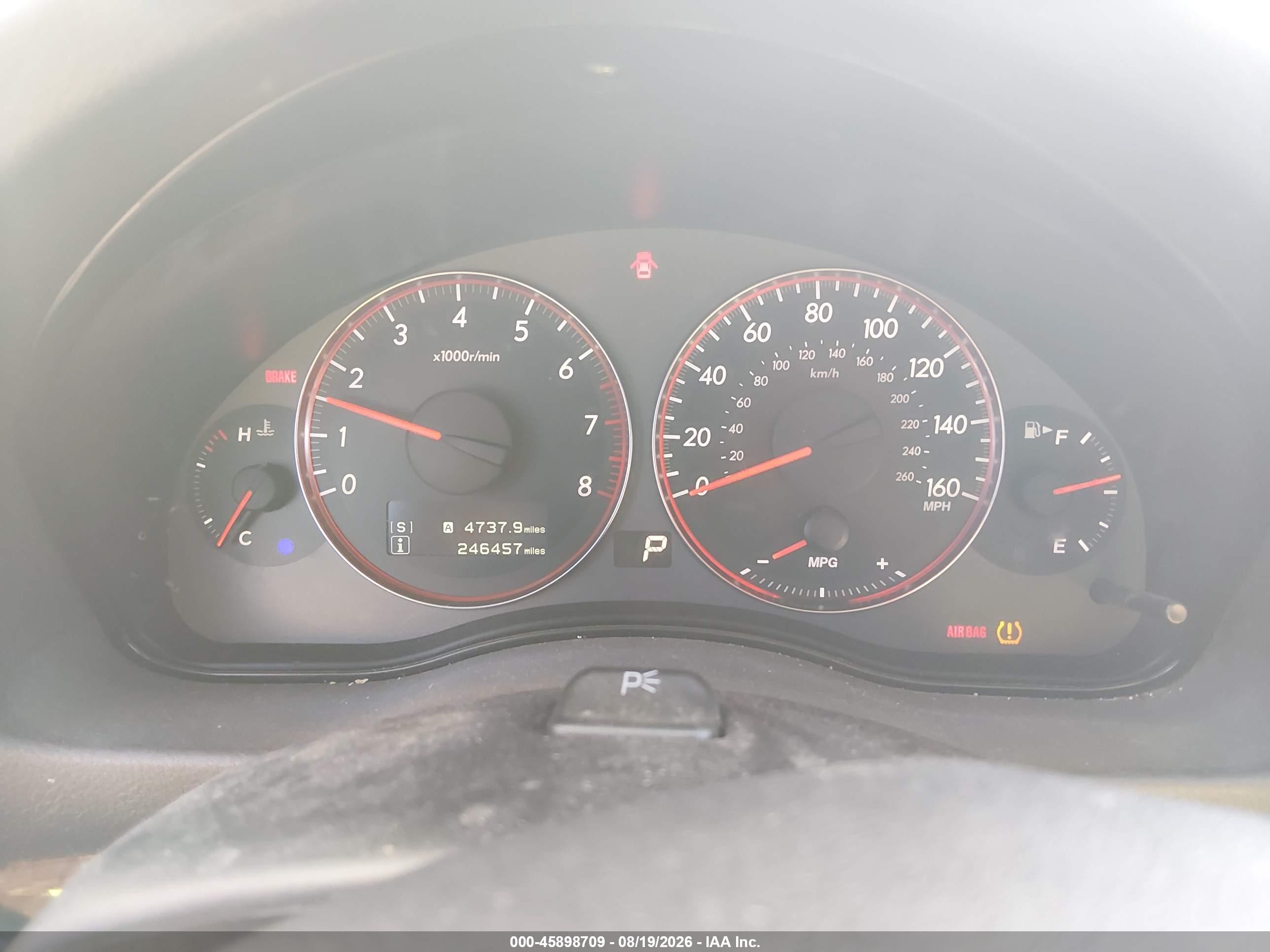 2008 Subaru Outback 2.5xt Limited Blue vin: 4S4BP63C784300583