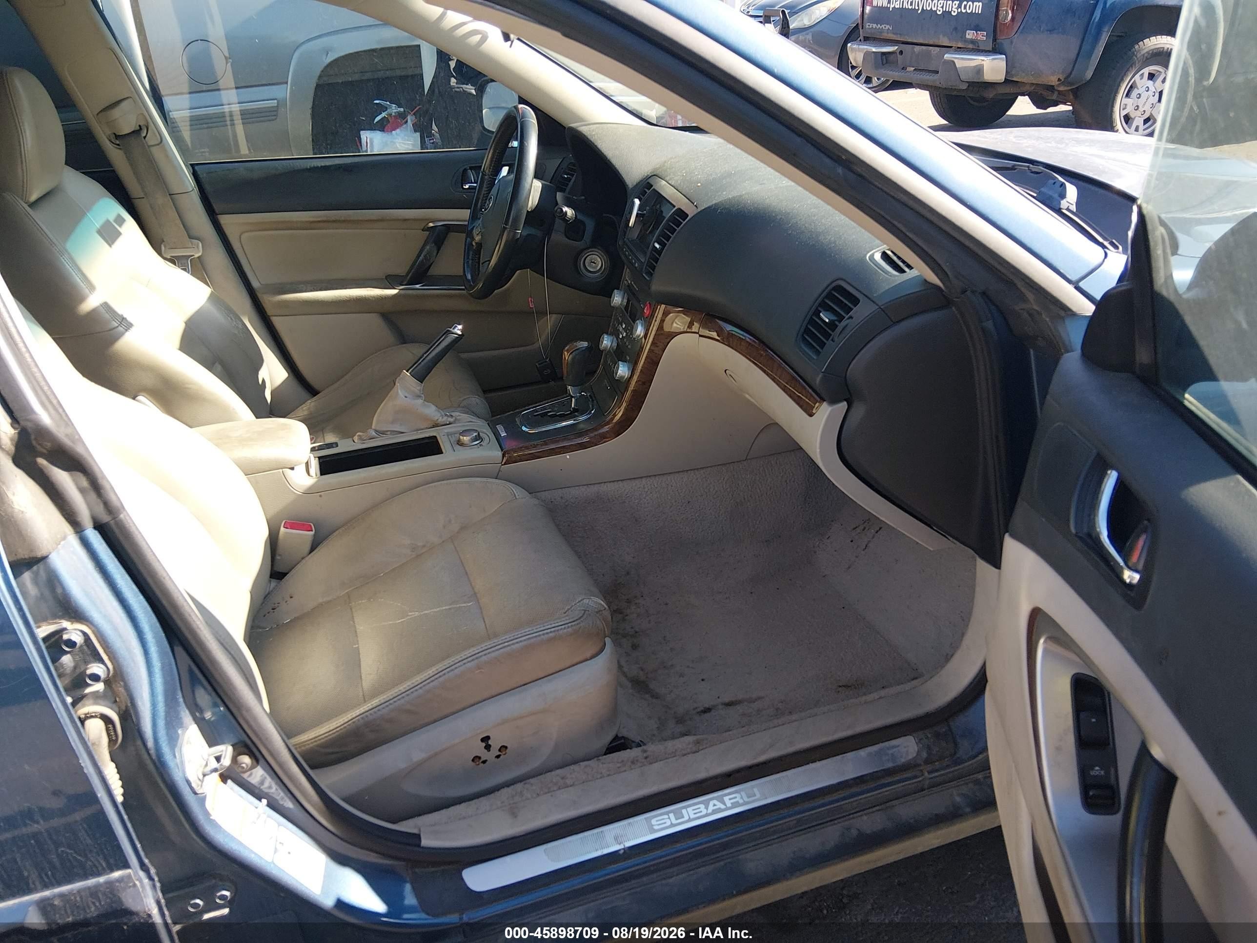 2008 Subaru Outback 2.5xt Limited Blue vin: 4S4BP63C784300583