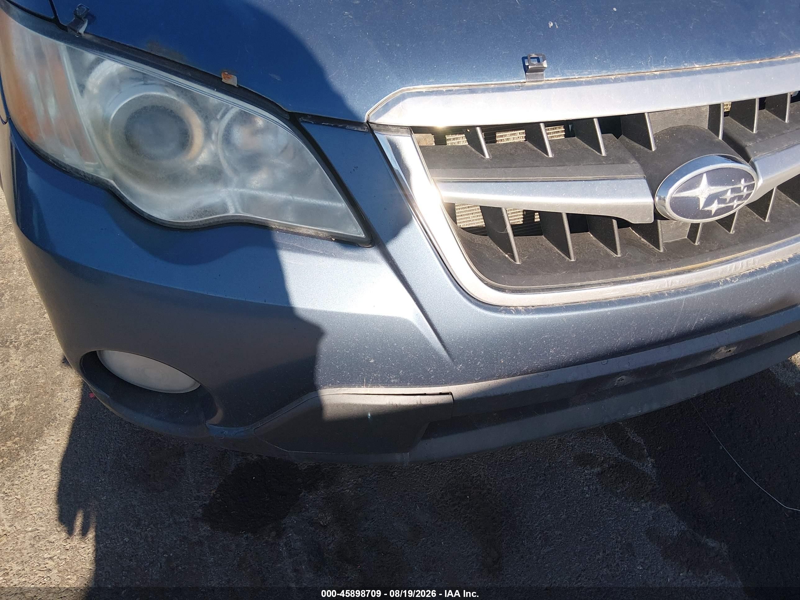 2008 Subaru Outback 2.5xt Limited Blue vin: 4S4BP63C784300583