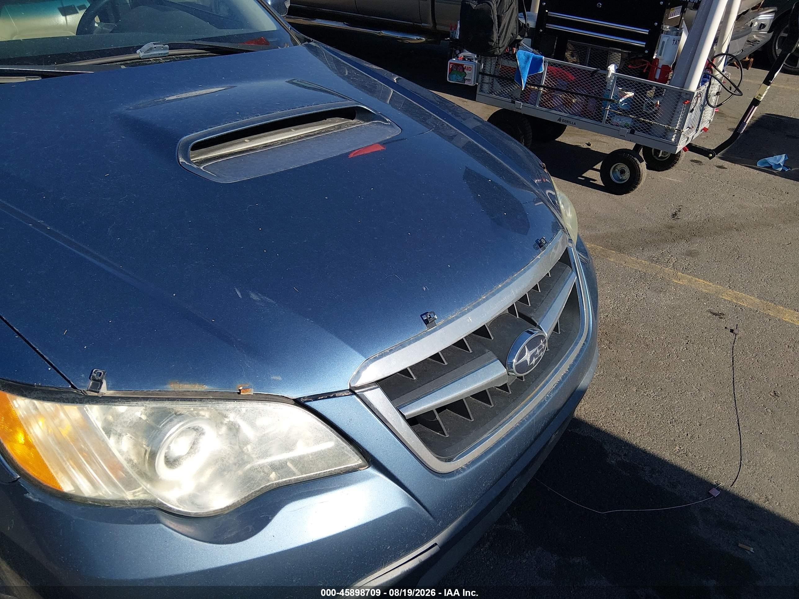 2008 Subaru Outback 2.5xt Limited Blue vin: 4S4BP63C784300583