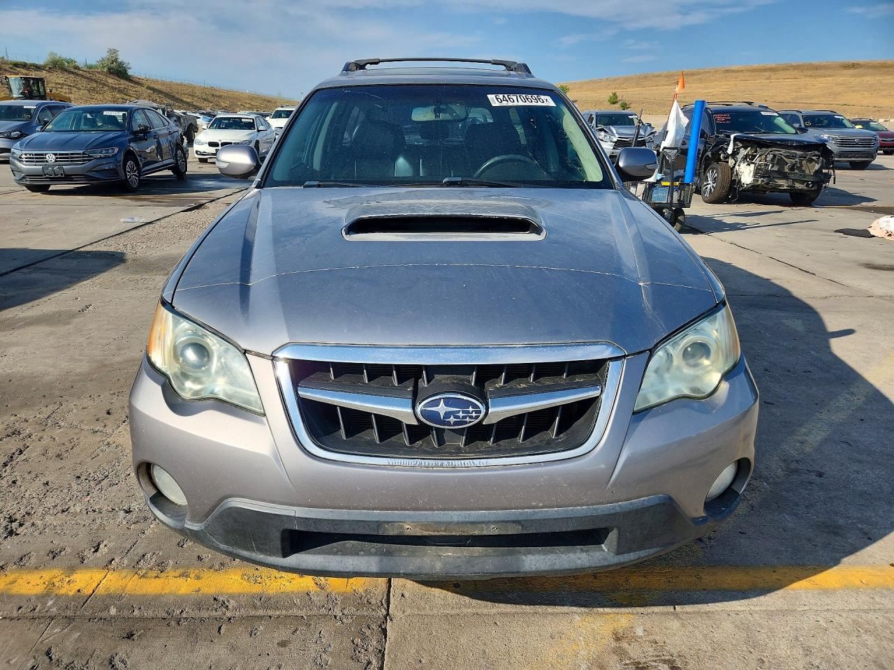 2008 Subaru Outback 2.5xt Limited Silver vin: 4S4BP63C884301323