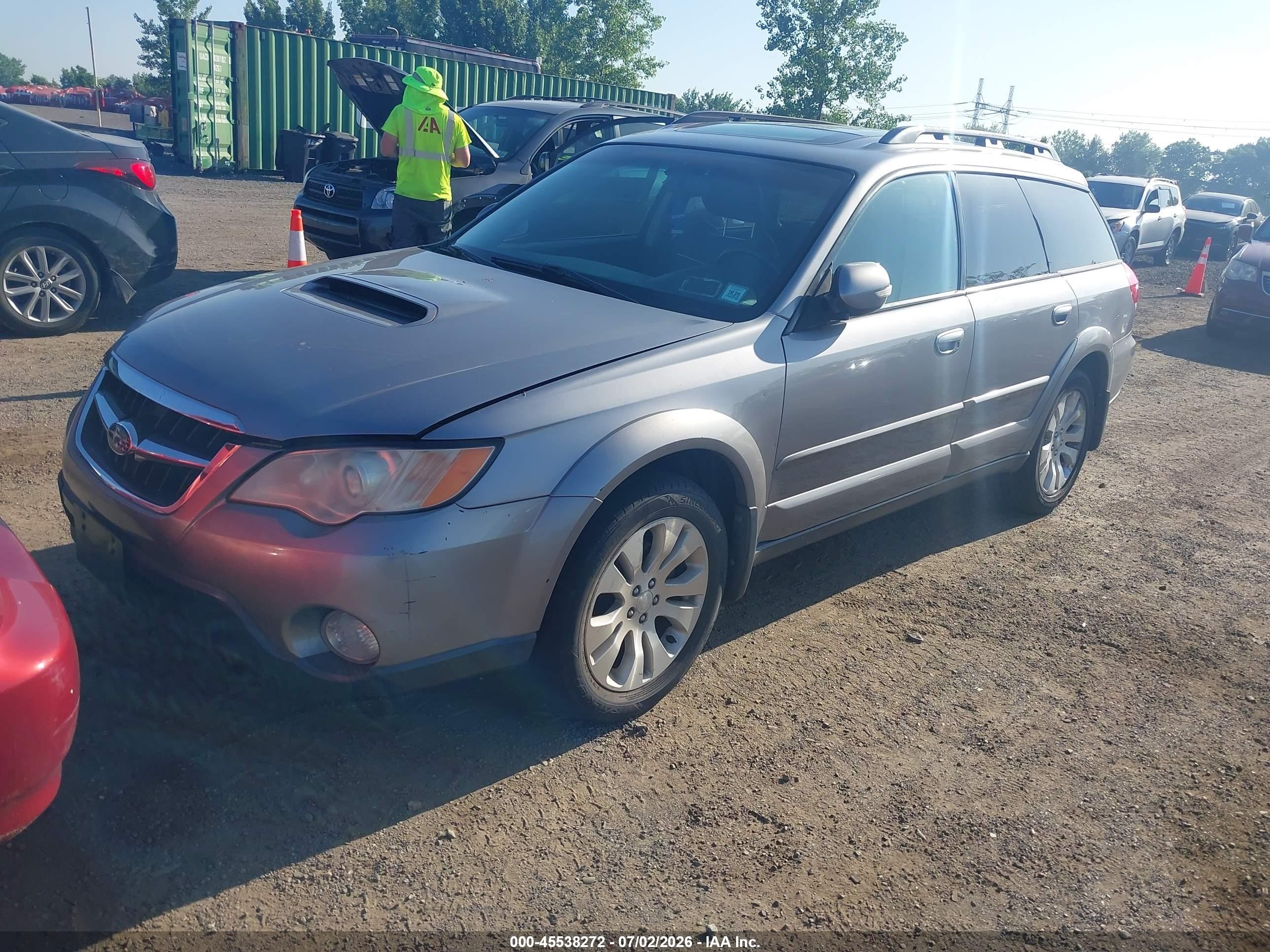 2009 Subaru Outback 2.5xt Limited Gray vin: 4S4BP63C896319682