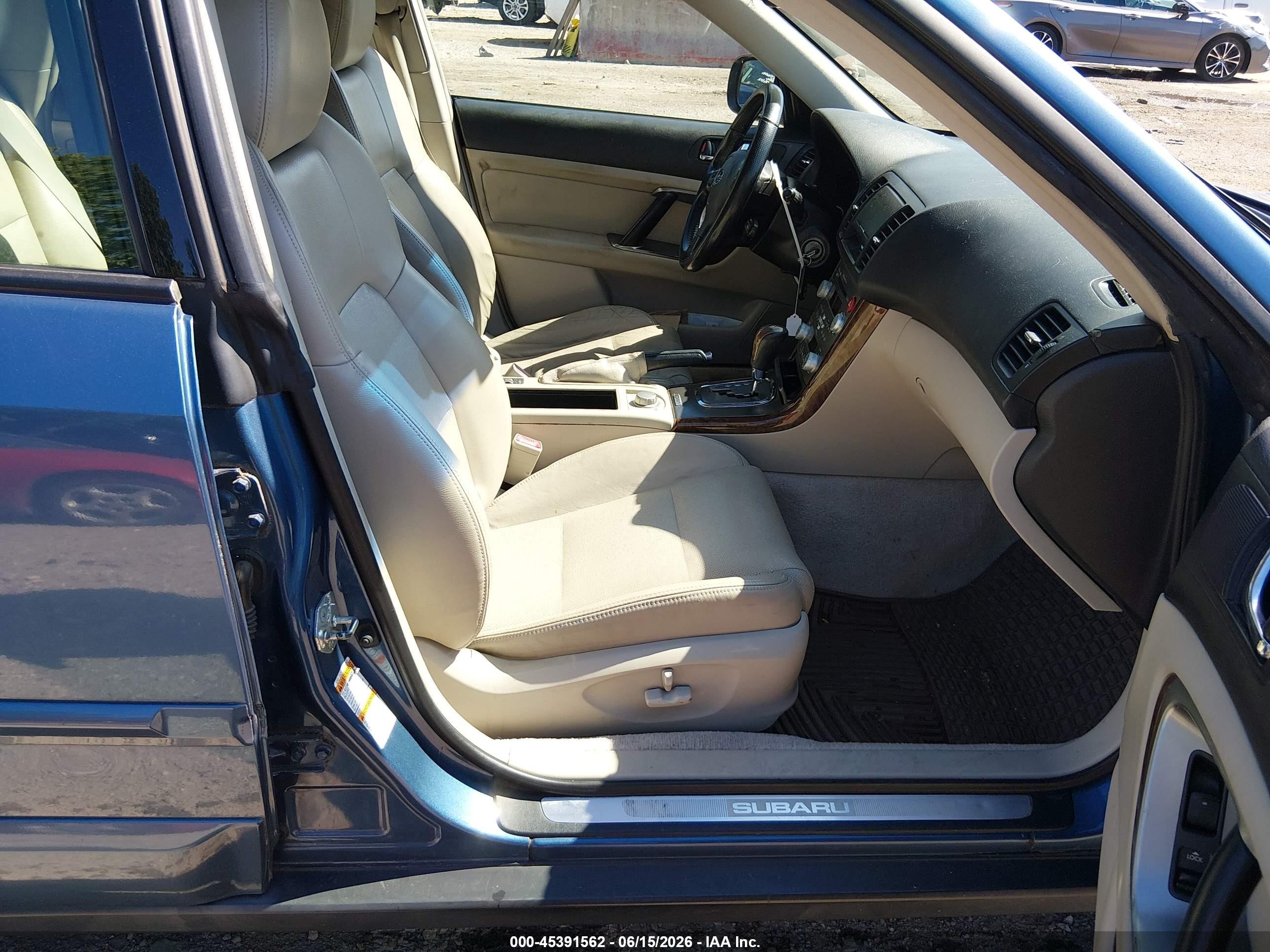 2007 Subaru Outback 2.5xt Limited Blue vin: 4S4BP63CX74302827