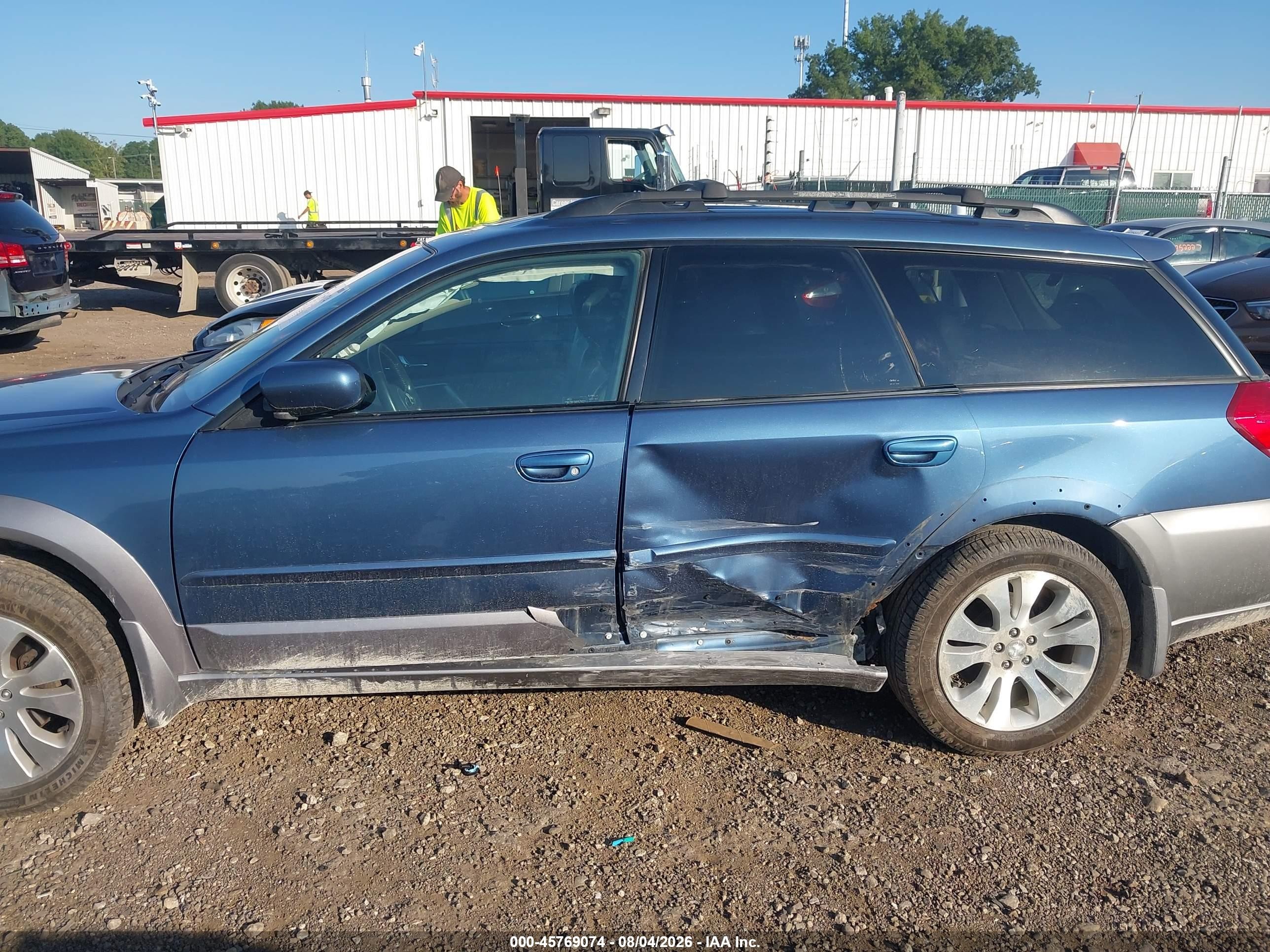 2009 Subaru Outback 2.5i Limited Blue vin: 4S4BP66C097322372