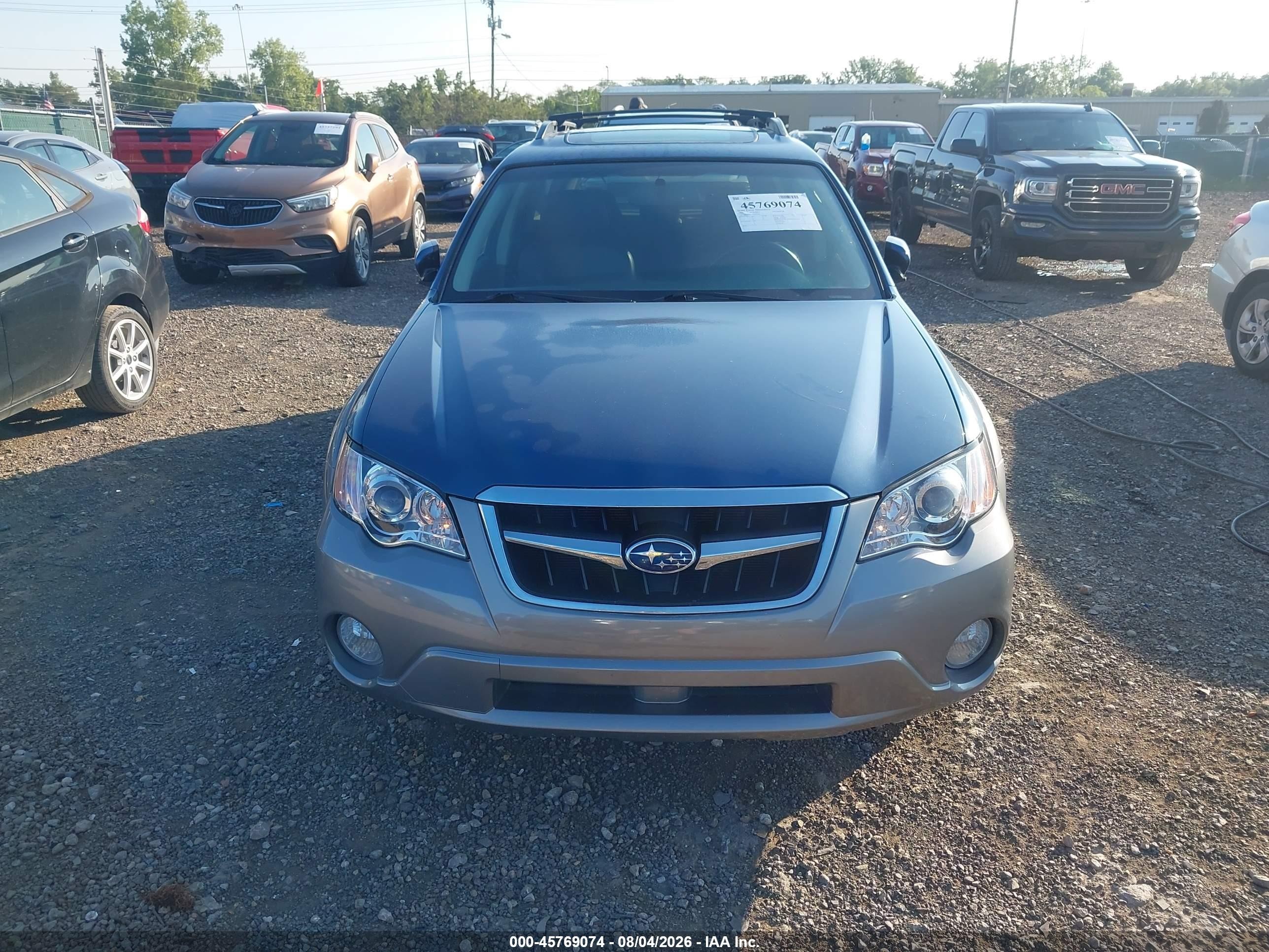 2009 Subaru Outback 2.5i Limited Blue vin: 4S4BP66C097322372