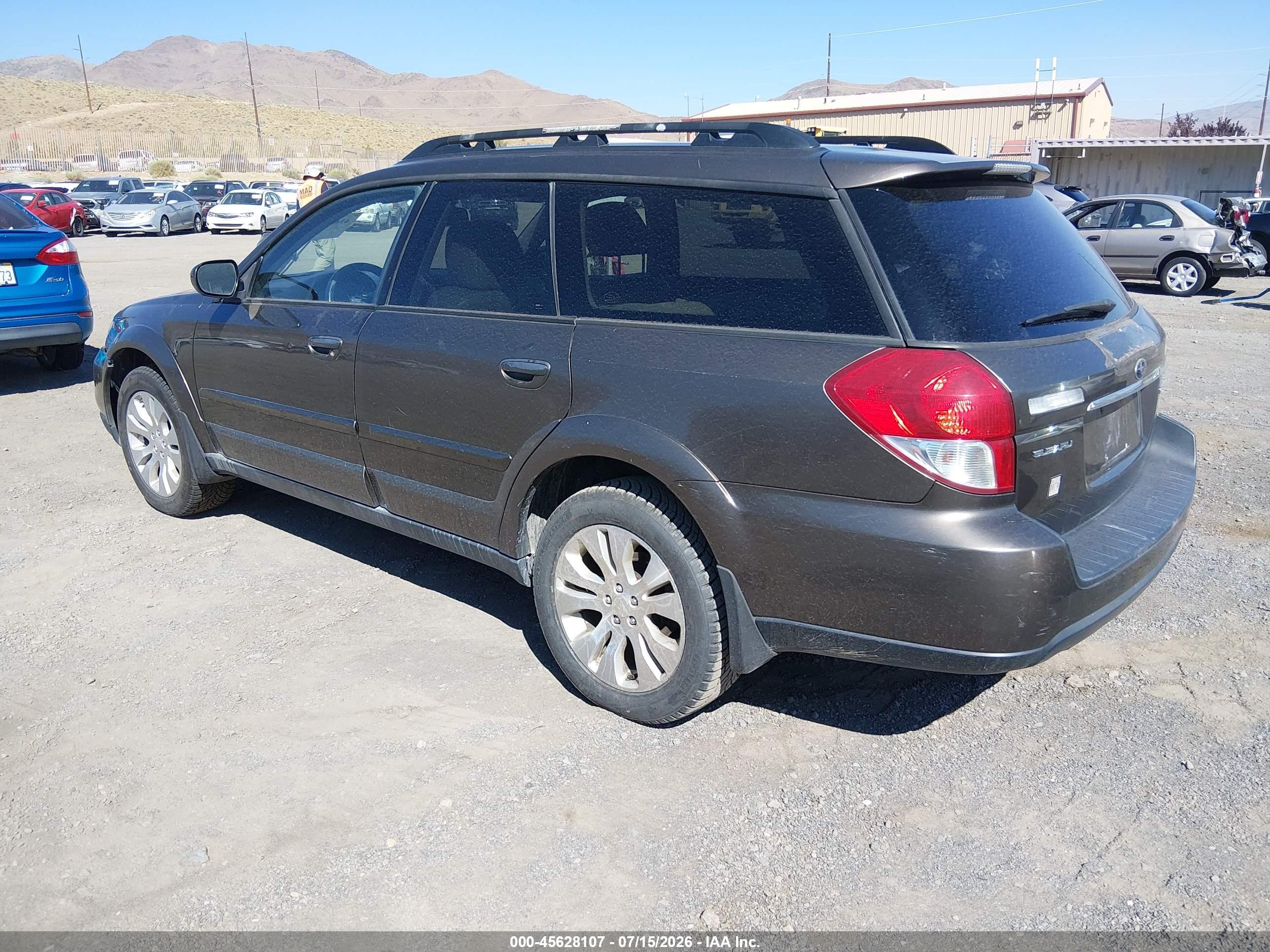 2009 Subaru Outback 2.5i Limited Brown vin: 4S4BP66C097324378