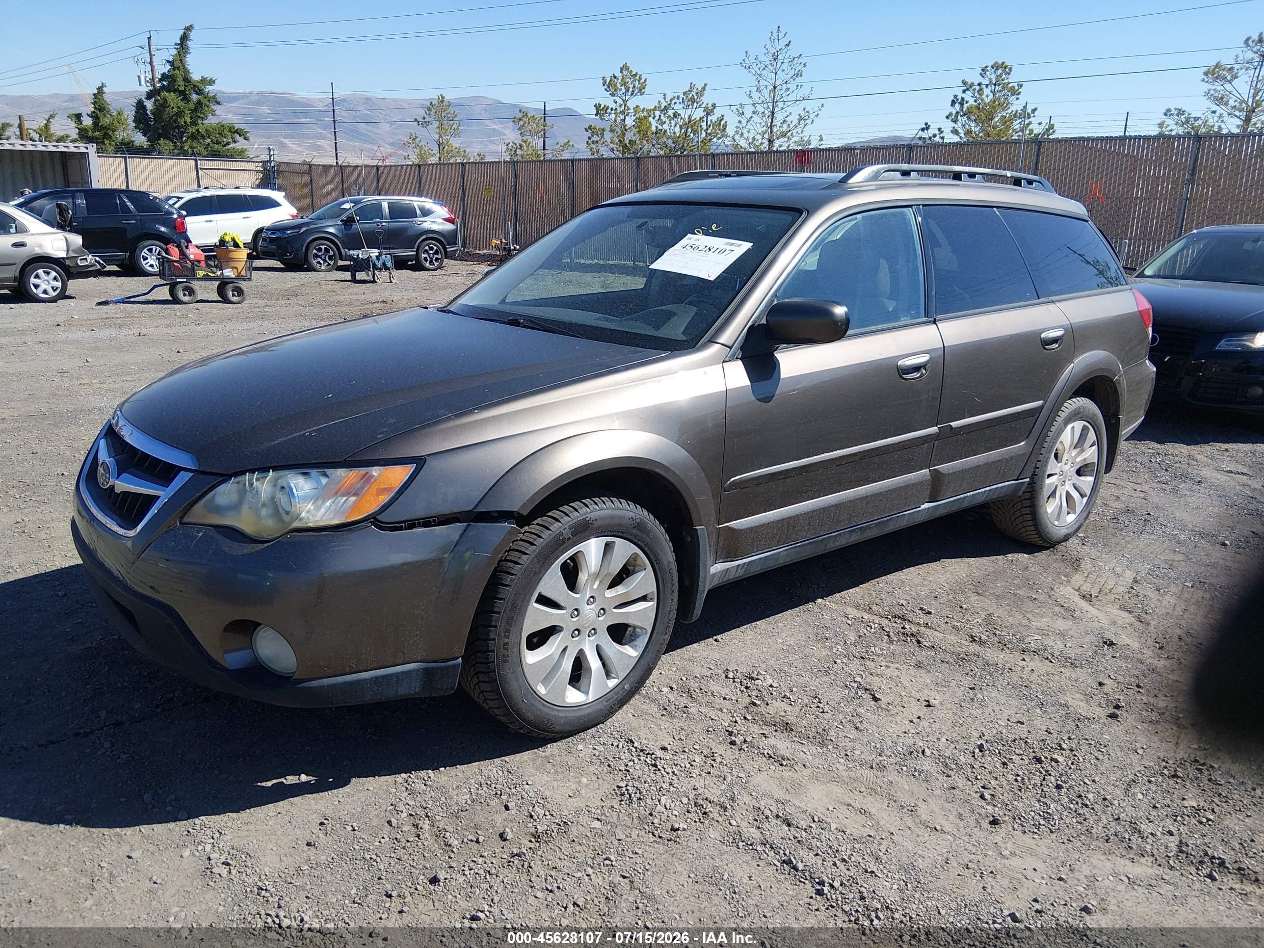 2009 Subaru Outback 2.5i Limited Brown vin: 4S4BP66C097324378