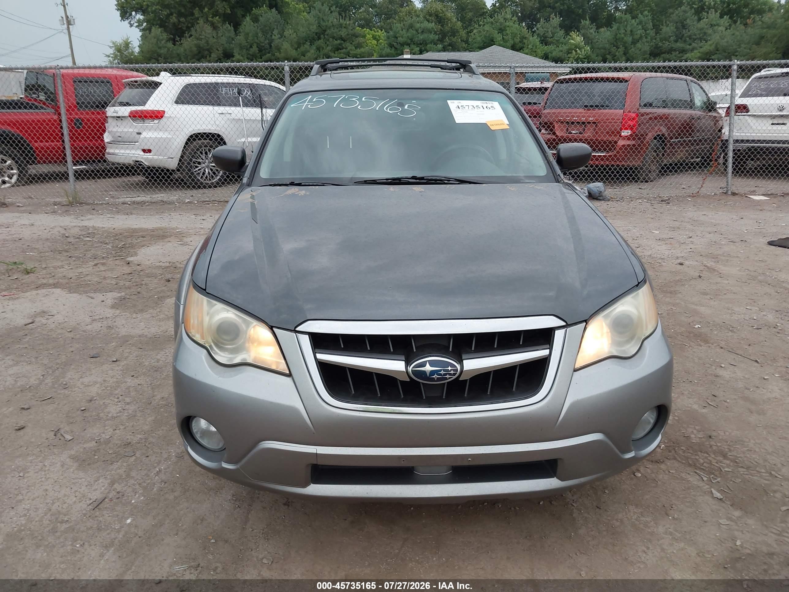 2009 Subaru Outback 2.5i Limited Gray vin: 4S4BP66C097340600