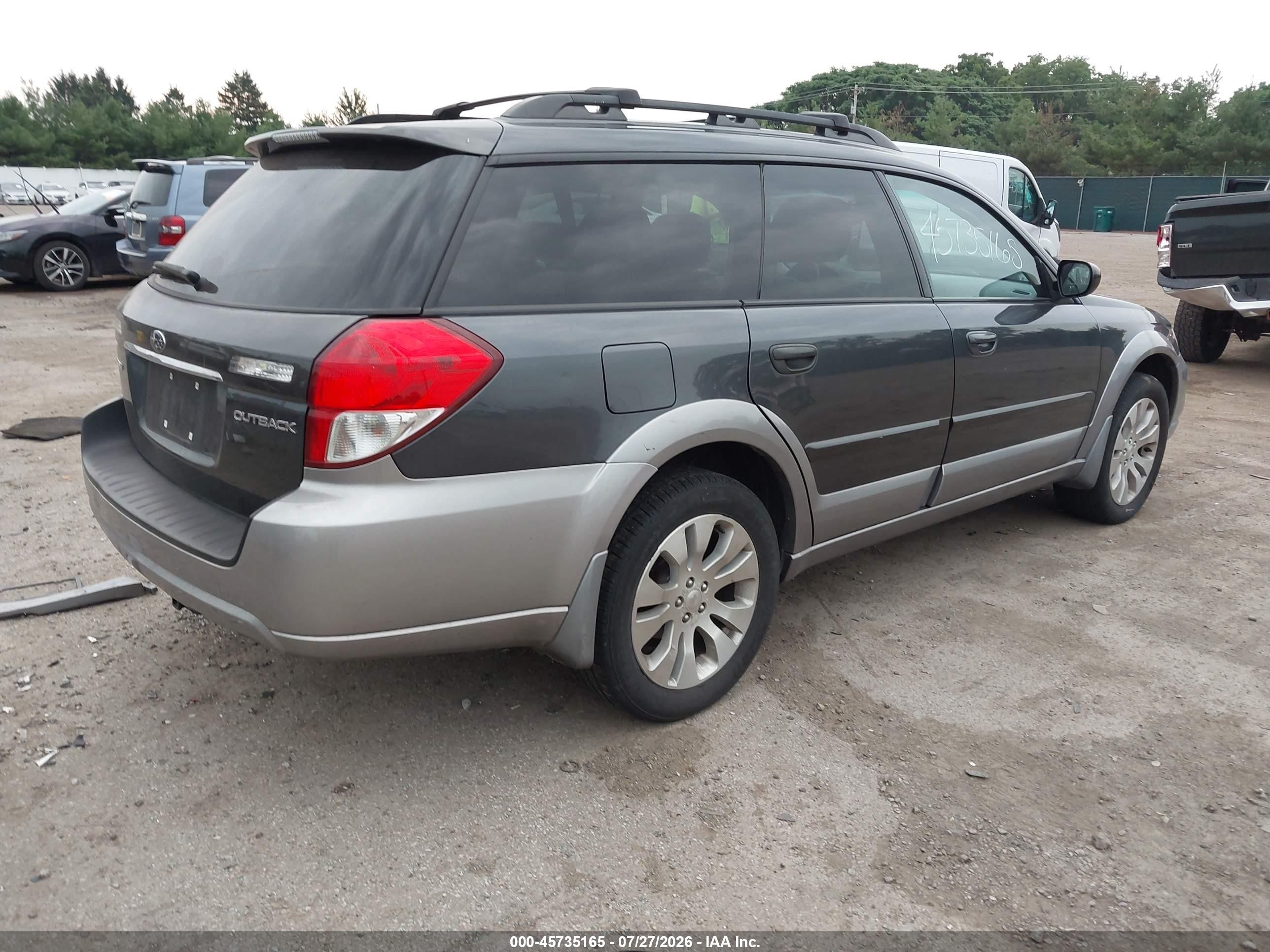 2009 Subaru Outback 2.5i Limited Gray vin: 4S4BP66C097340600