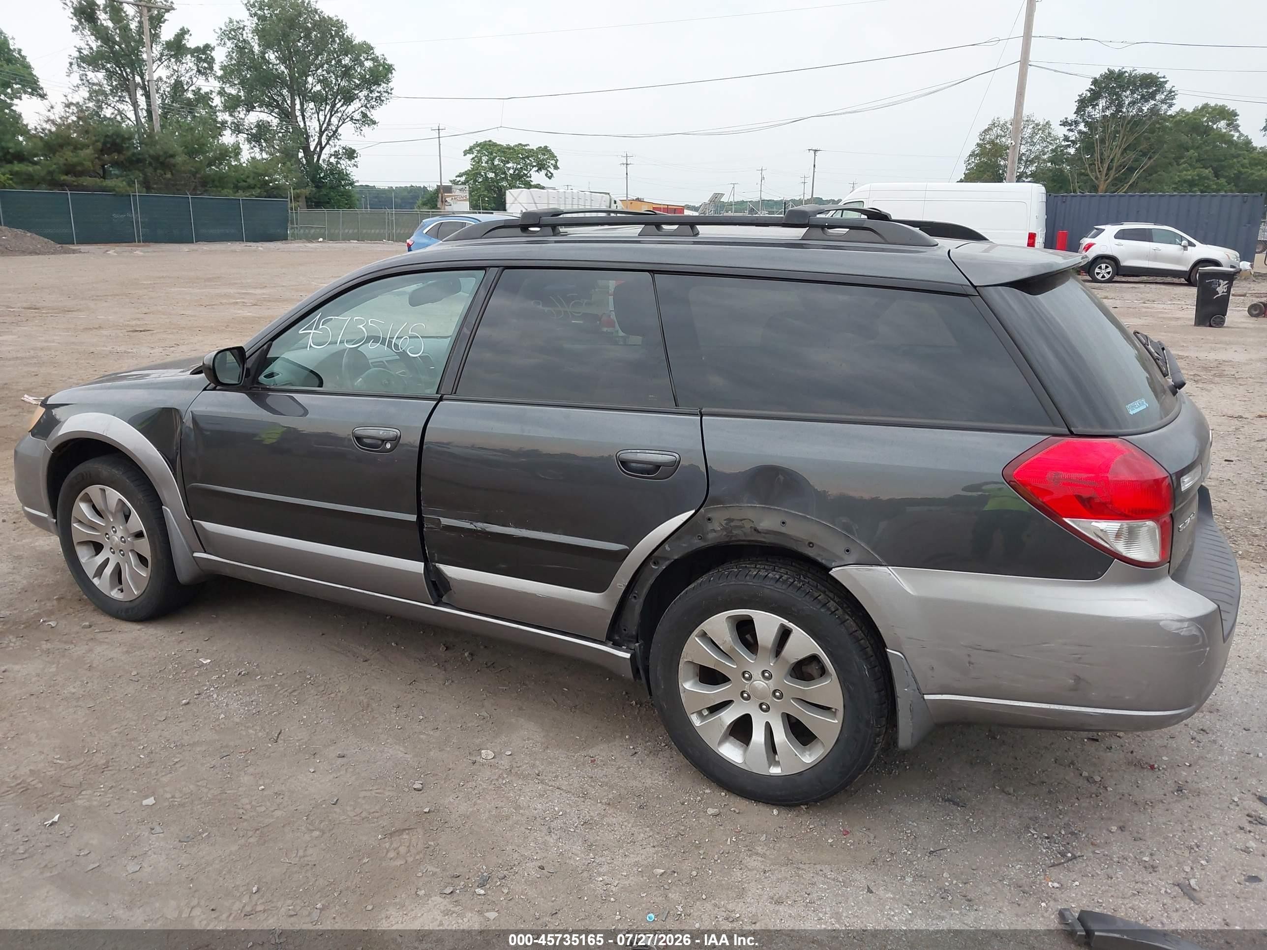 2009 Subaru Outback 2.5i Limited Gray vin: 4S4BP66C097340600