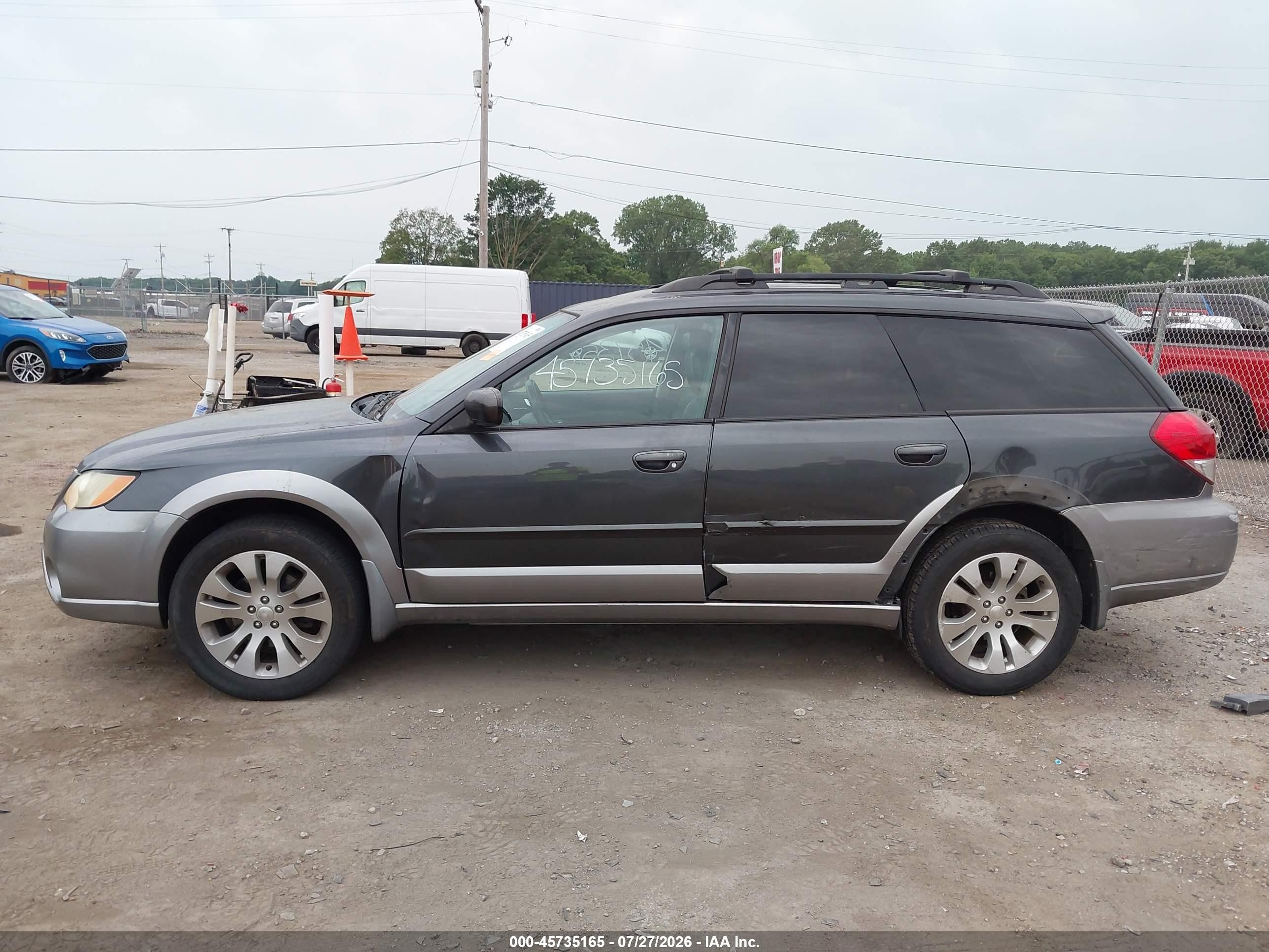 2009 Subaru Outback 2.5i Limited Gray vin: 4S4BP66C097340600