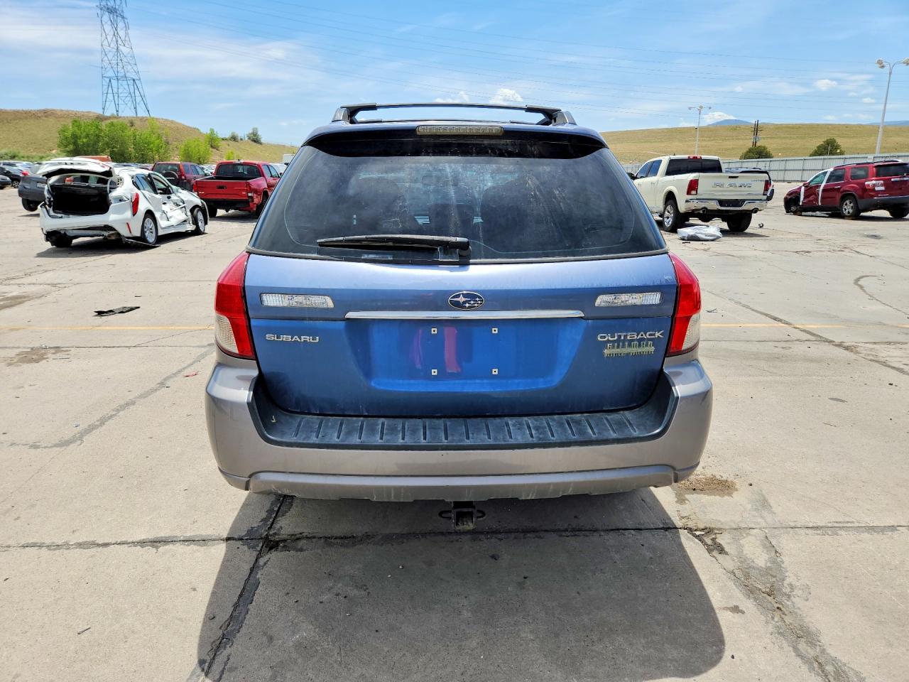 2009 Subaru Outback 2.5i Limited Blue vin: 4S4BP66C197310313