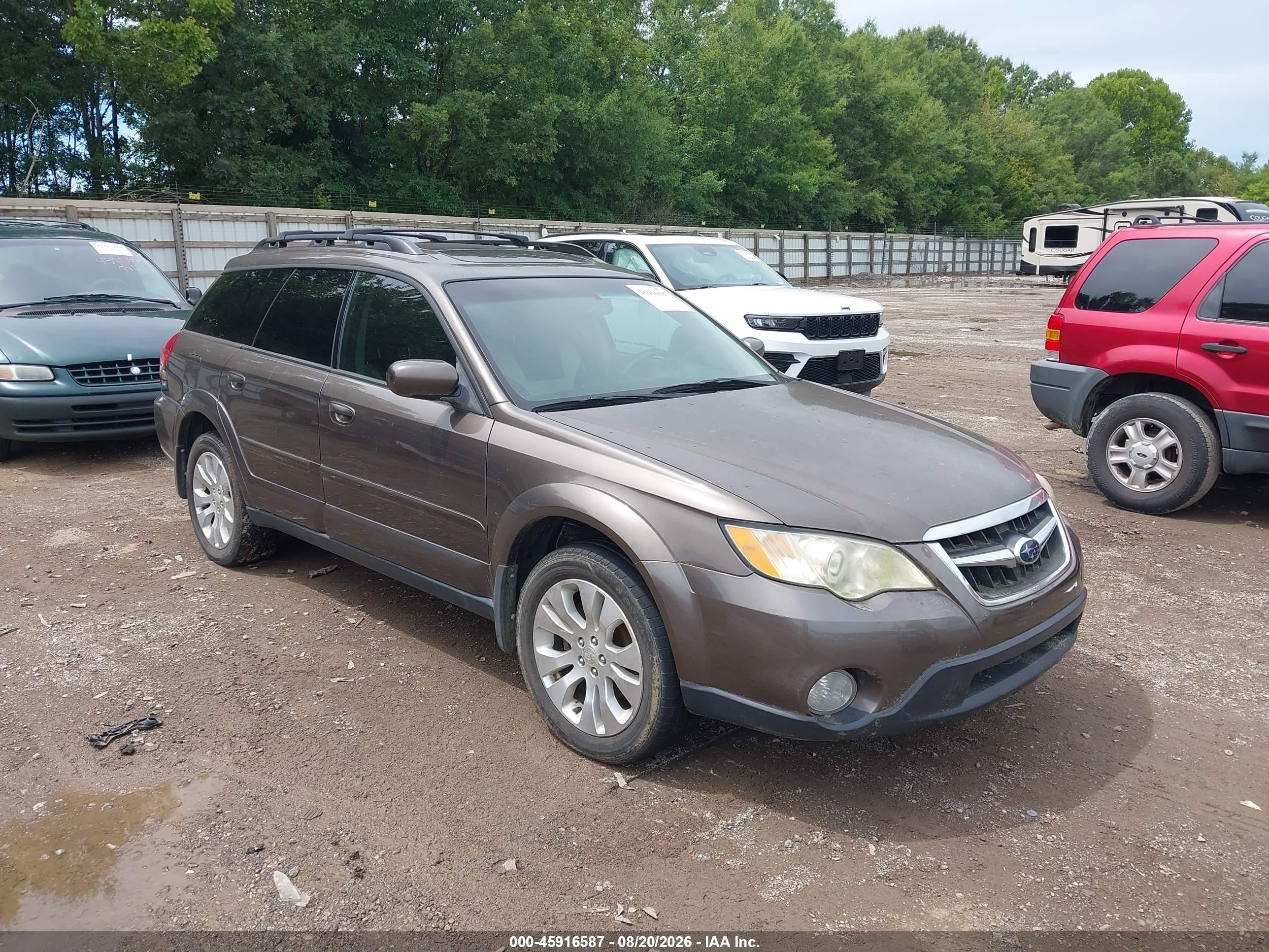 2009 Subaru Outback 2.5i Limited Brown vin: 4S4BP66C197327080