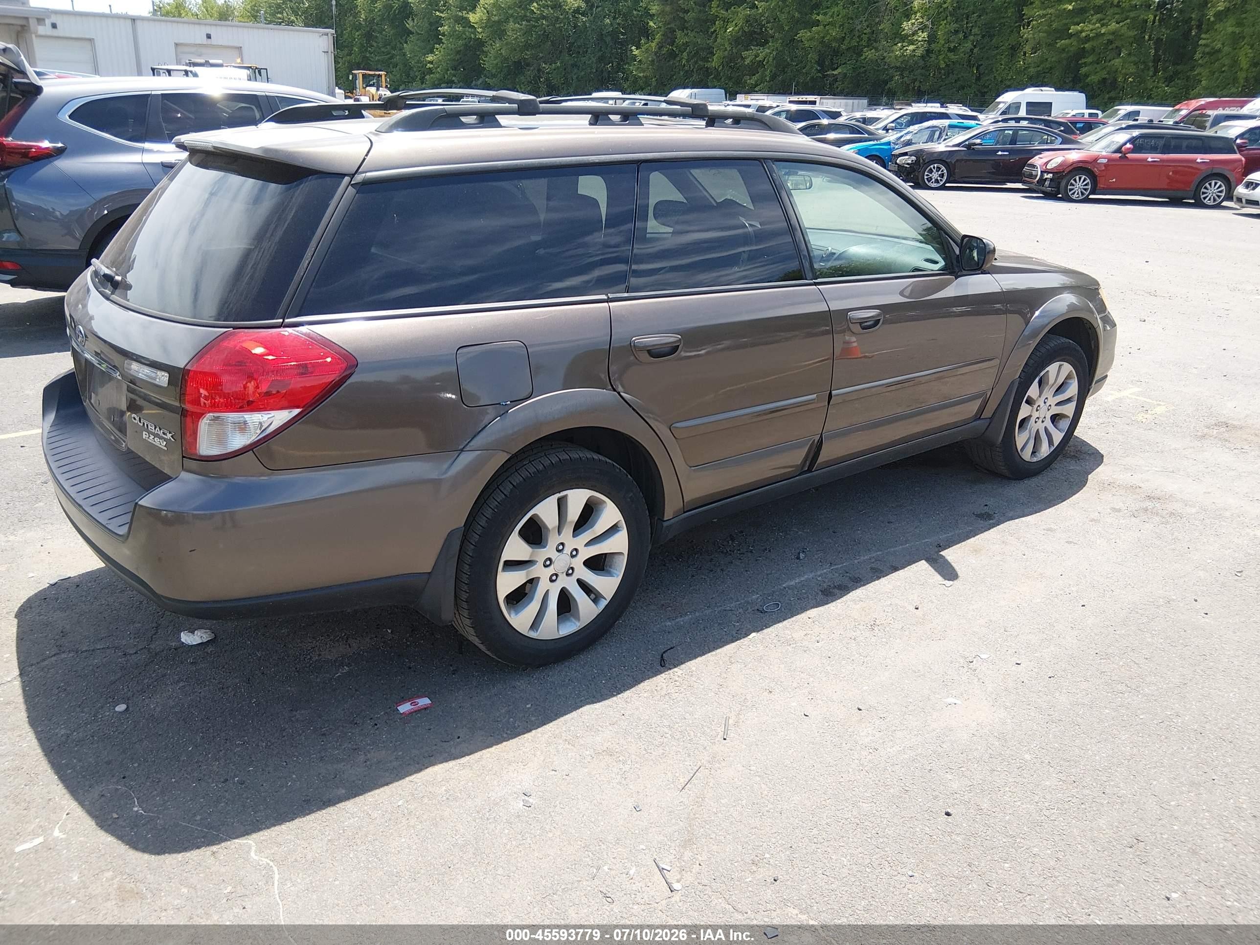 2009 Subaru Outback 2.5i Limited Brown vin: 4S4BP66C197344817