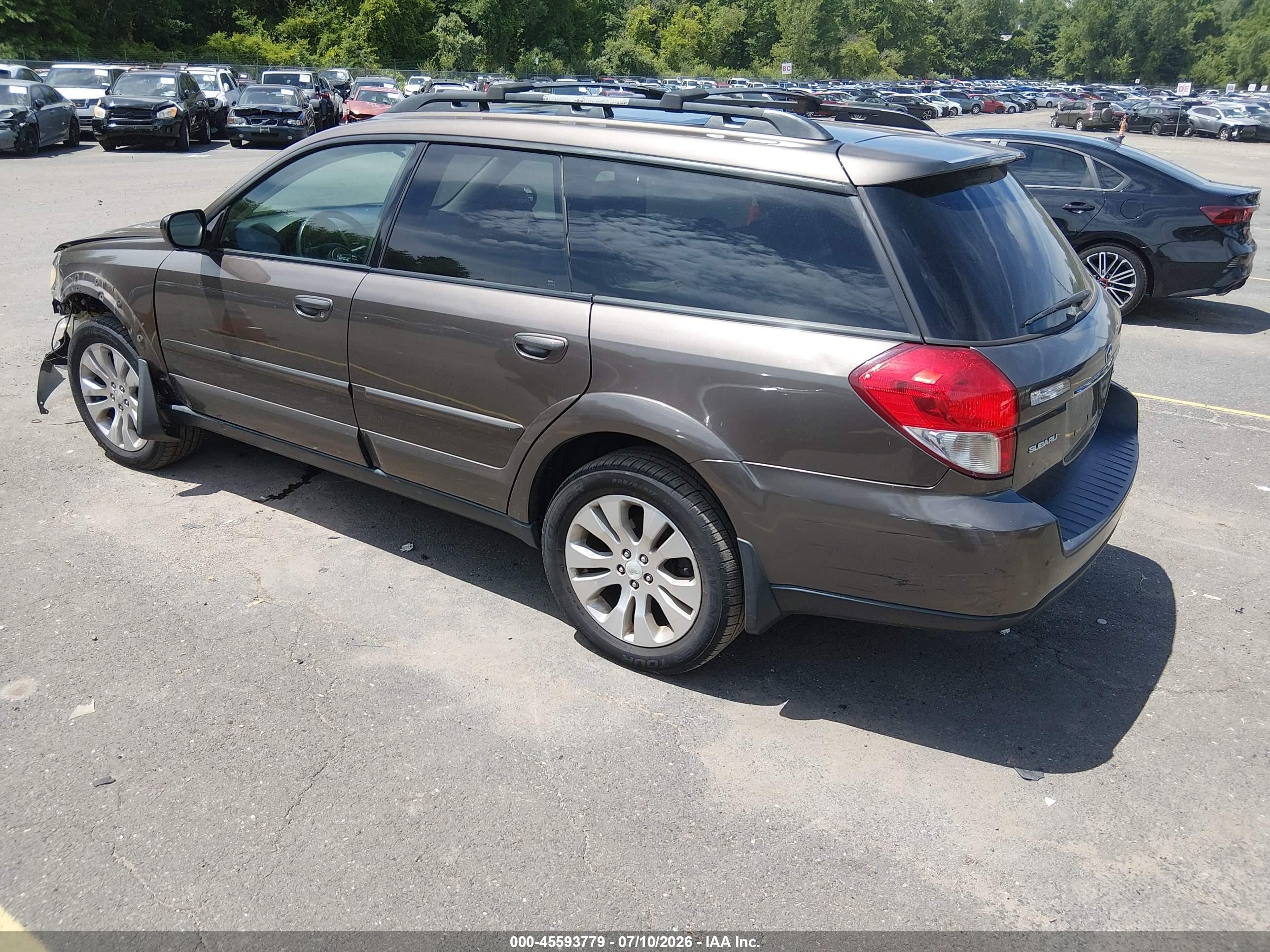 2009 Subaru Outback 2.5i Limited Brown vin: 4S4BP66C197344817
