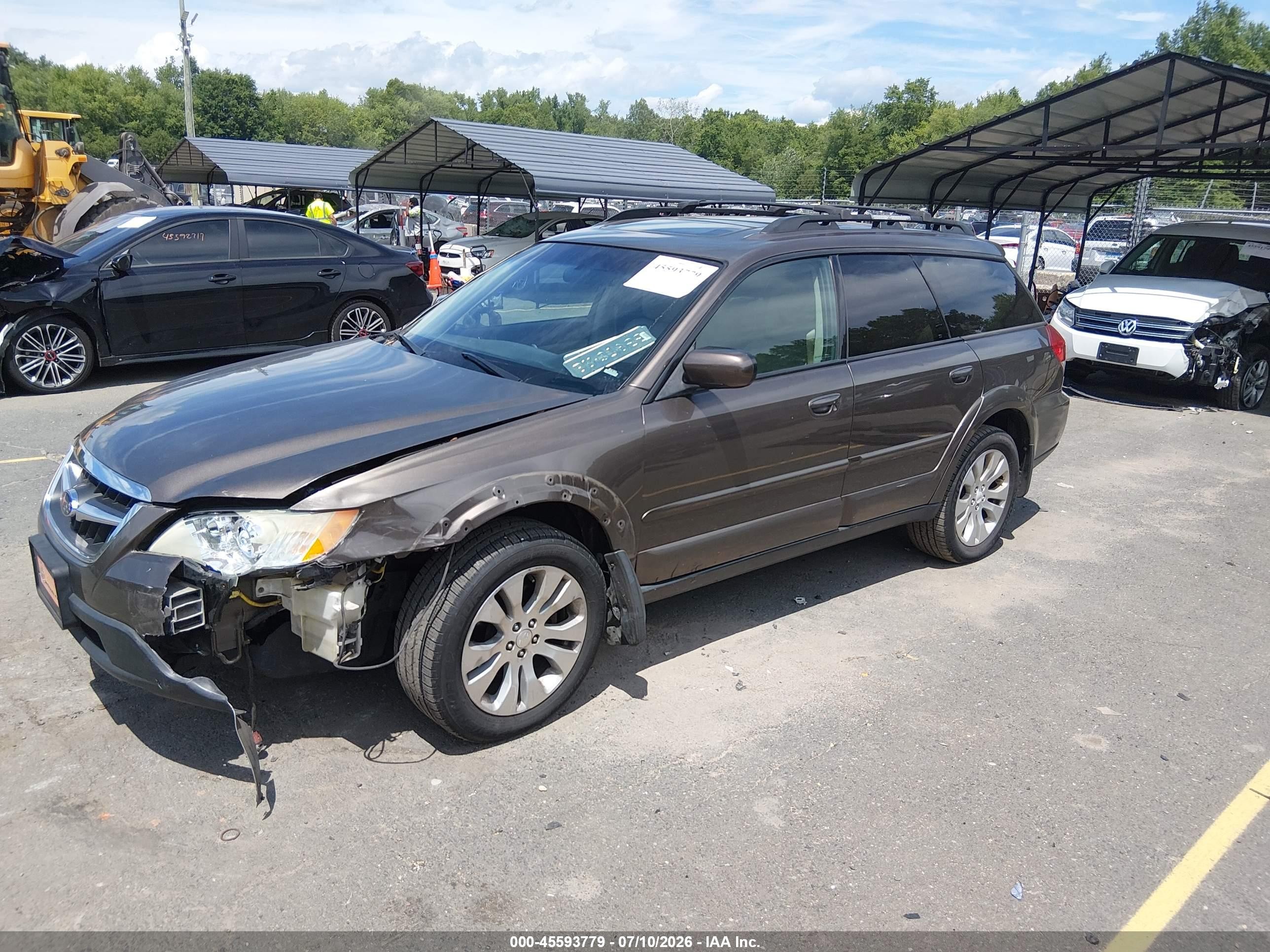 2009 Subaru Outback 2.5i Limited Brown vin: 4S4BP66C197344817