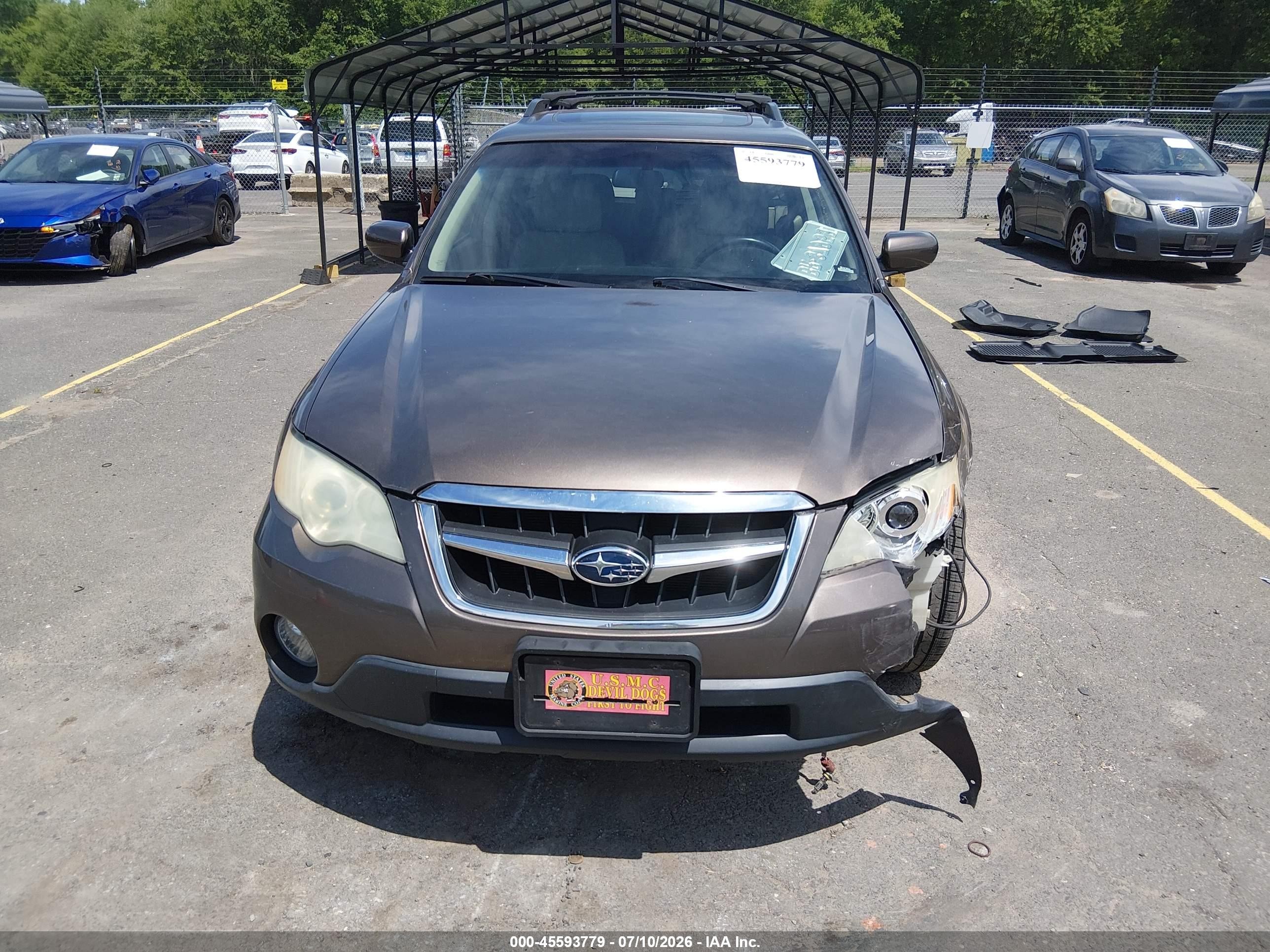 2009 Subaru Outback 2.5i Limited Brown vin: 4S4BP66C197344817