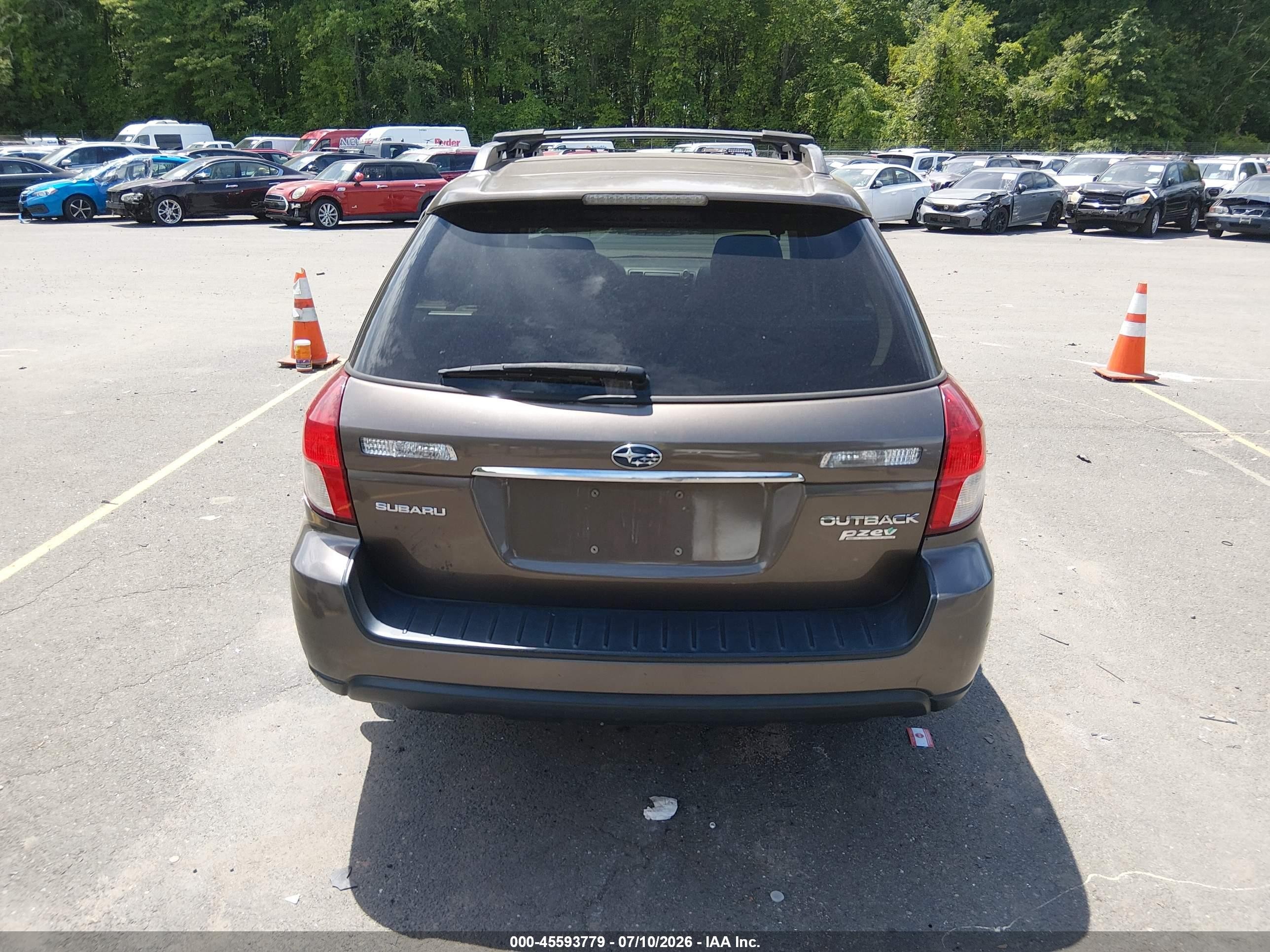 2009 Subaru Outback 2.5i Limited Brown vin: 4S4BP66C197344817