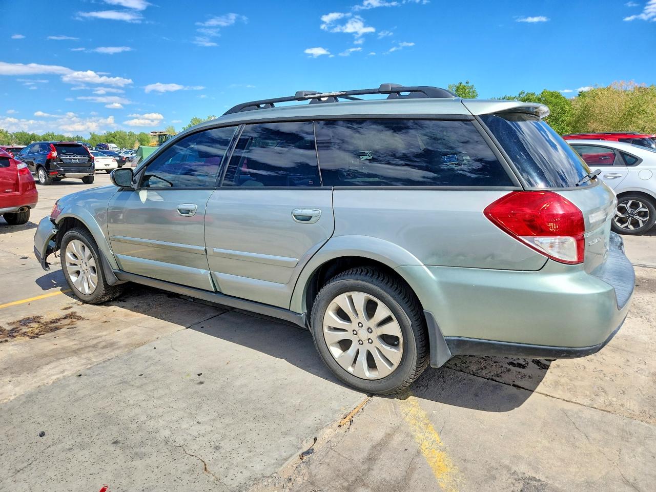 2009 Subaru Outback 2.5i Limited Green vin: 4S4BP66C297334152