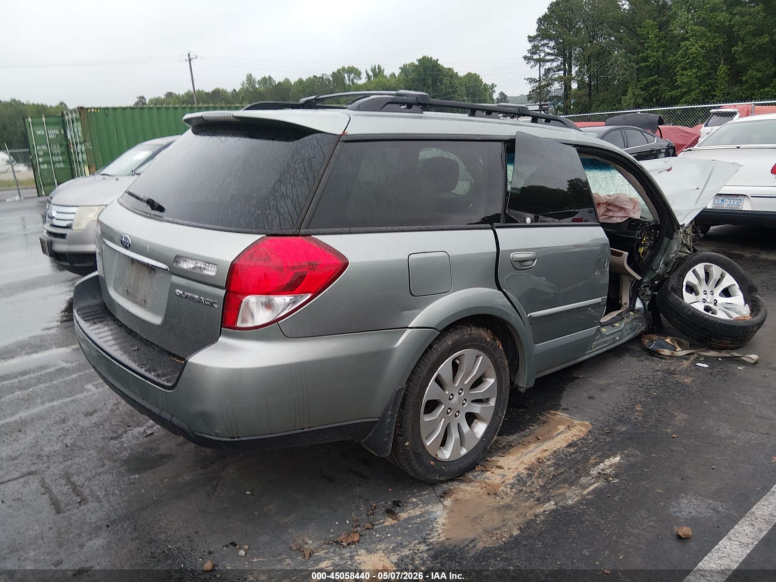 2009 Subaru Outback 2.5i Limited Silver vin: 4S4BP66C397325010