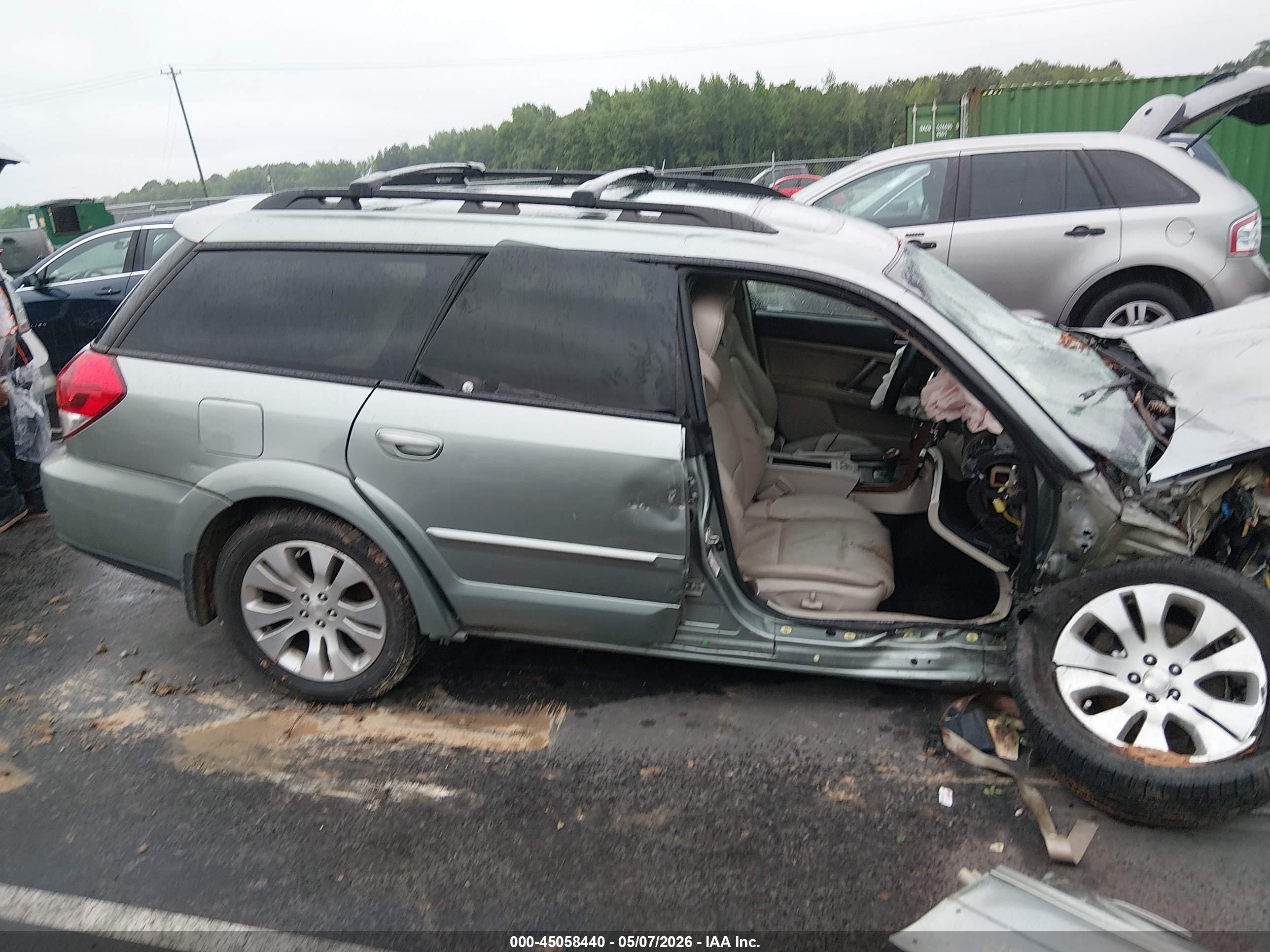 2009 Subaru Outback 2.5i Limited Silver vin: 4S4BP66C397325010