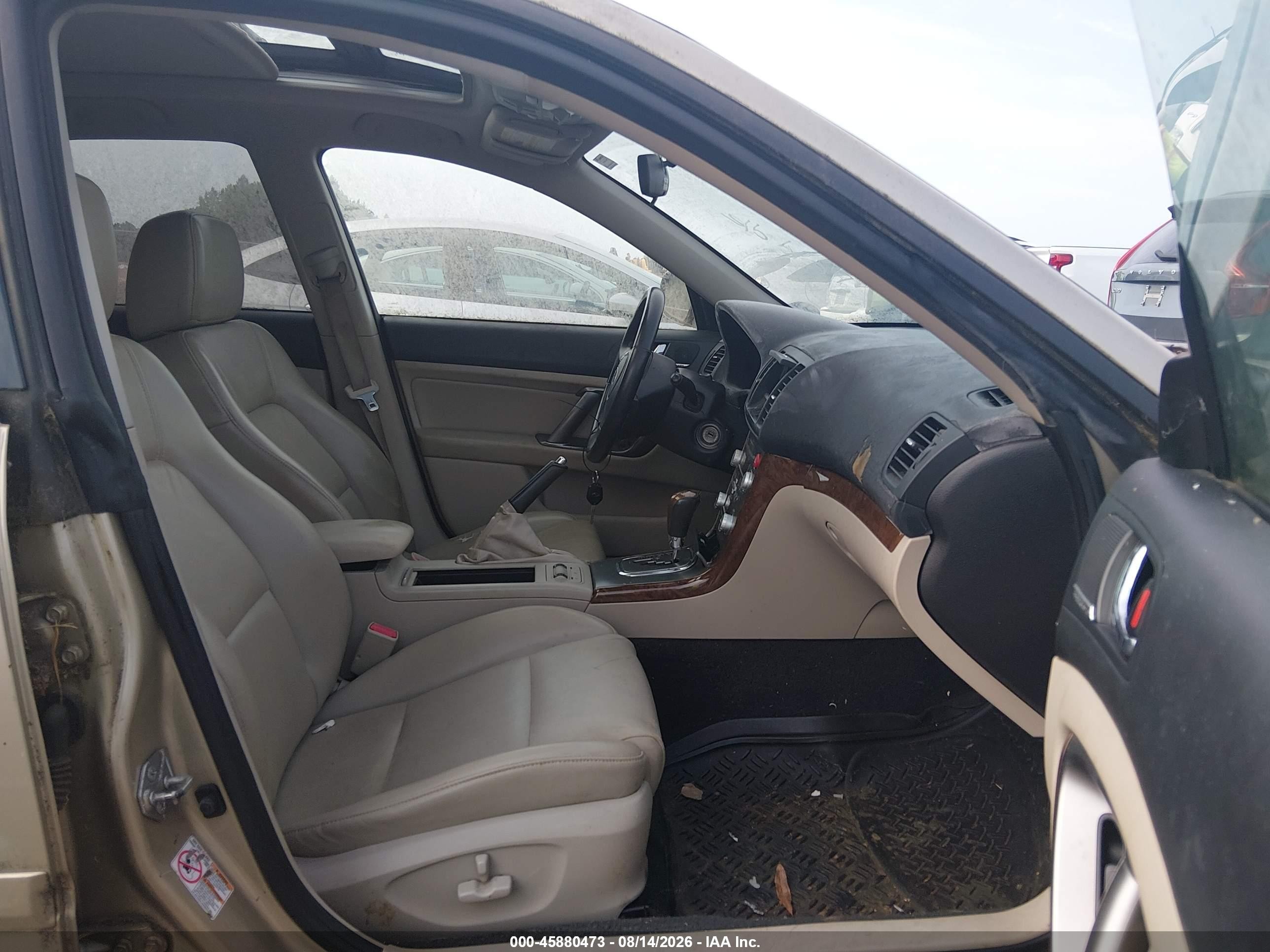 2009 Subaru Outback 2.5i Limited Золотой vin: 4S4BP66C497310306
