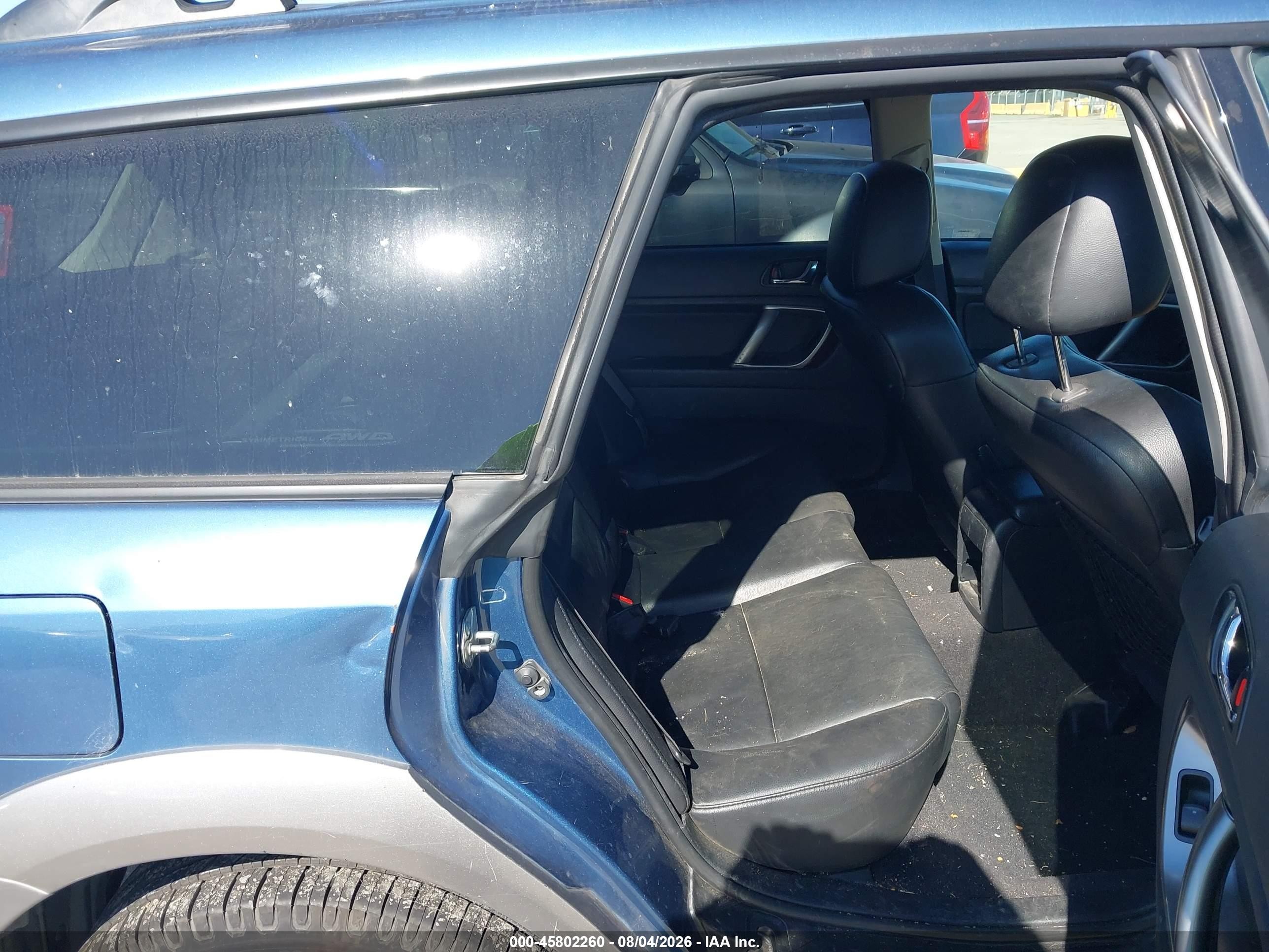 2009 Subaru Outback 2.5i Limited Blue vin: 4S4BP66C597318527
