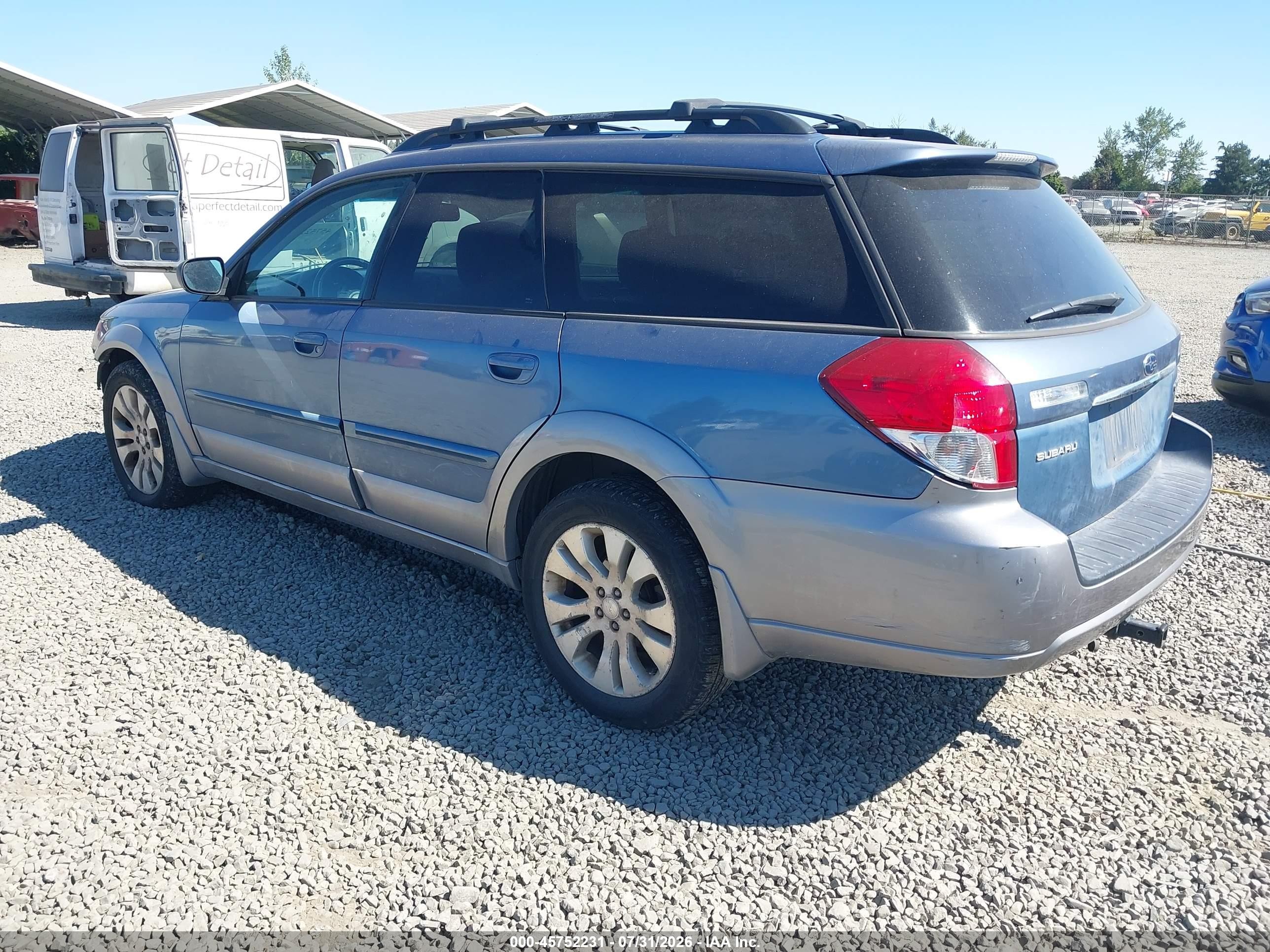 2009 Subaru Outback 2.5i Limited Синий vin: 4S4BP66C597319919