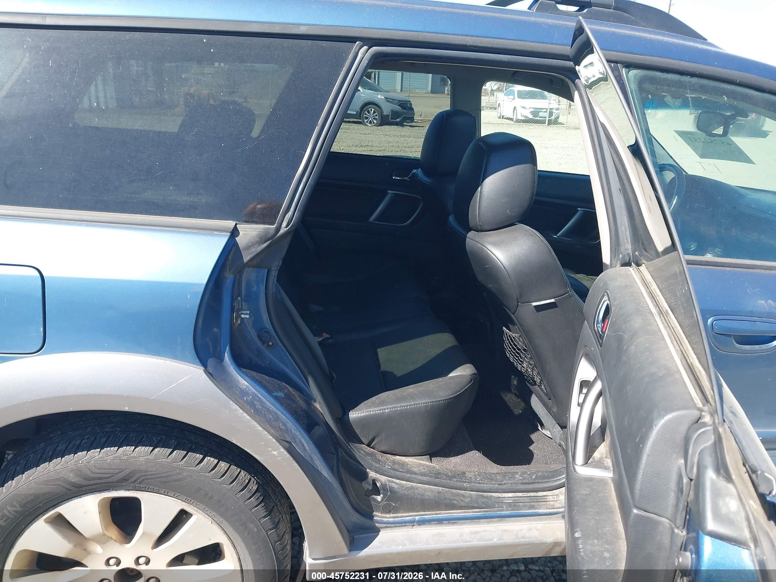 2009 Subaru Outback 2.5i Limited Синий vin: 4S4BP66C597319919