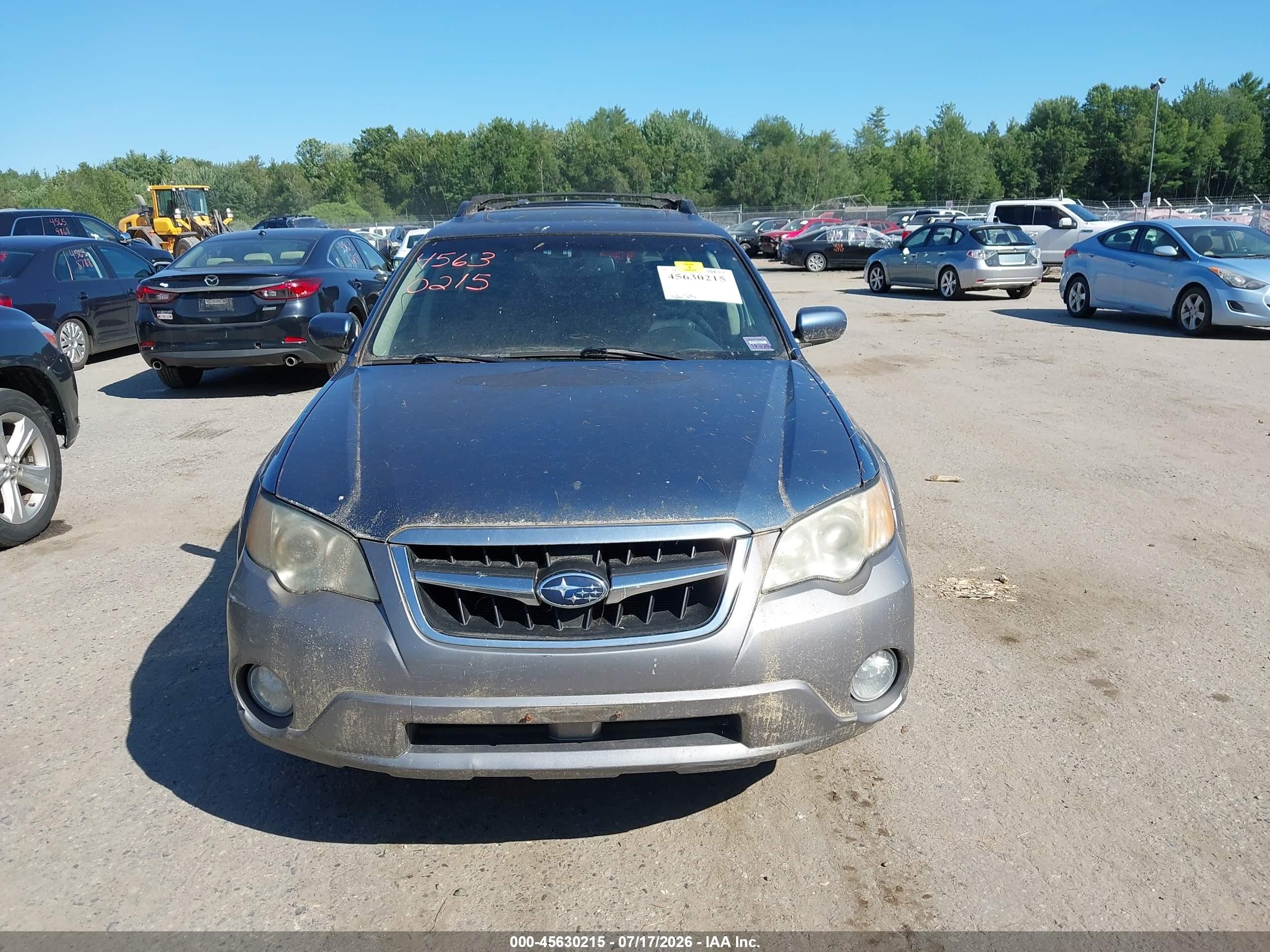 2009 Subaru Outback 2.5i Limited Blue vin: 4S4BP66C597321900