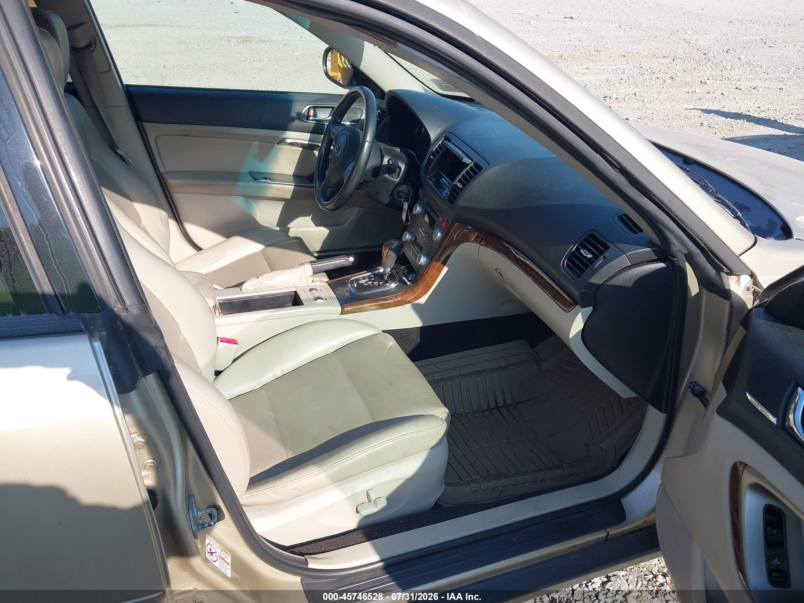 2009 Subaru Outback 2.5i Limited Золотой vin: 4S4BP66C697334428
